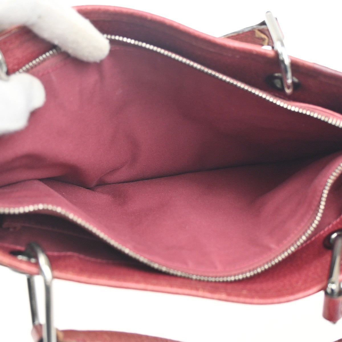 GUCCI GG Canvas Shoulder Bag Canvas Leathern Brown Red GHW Italy 63KC005