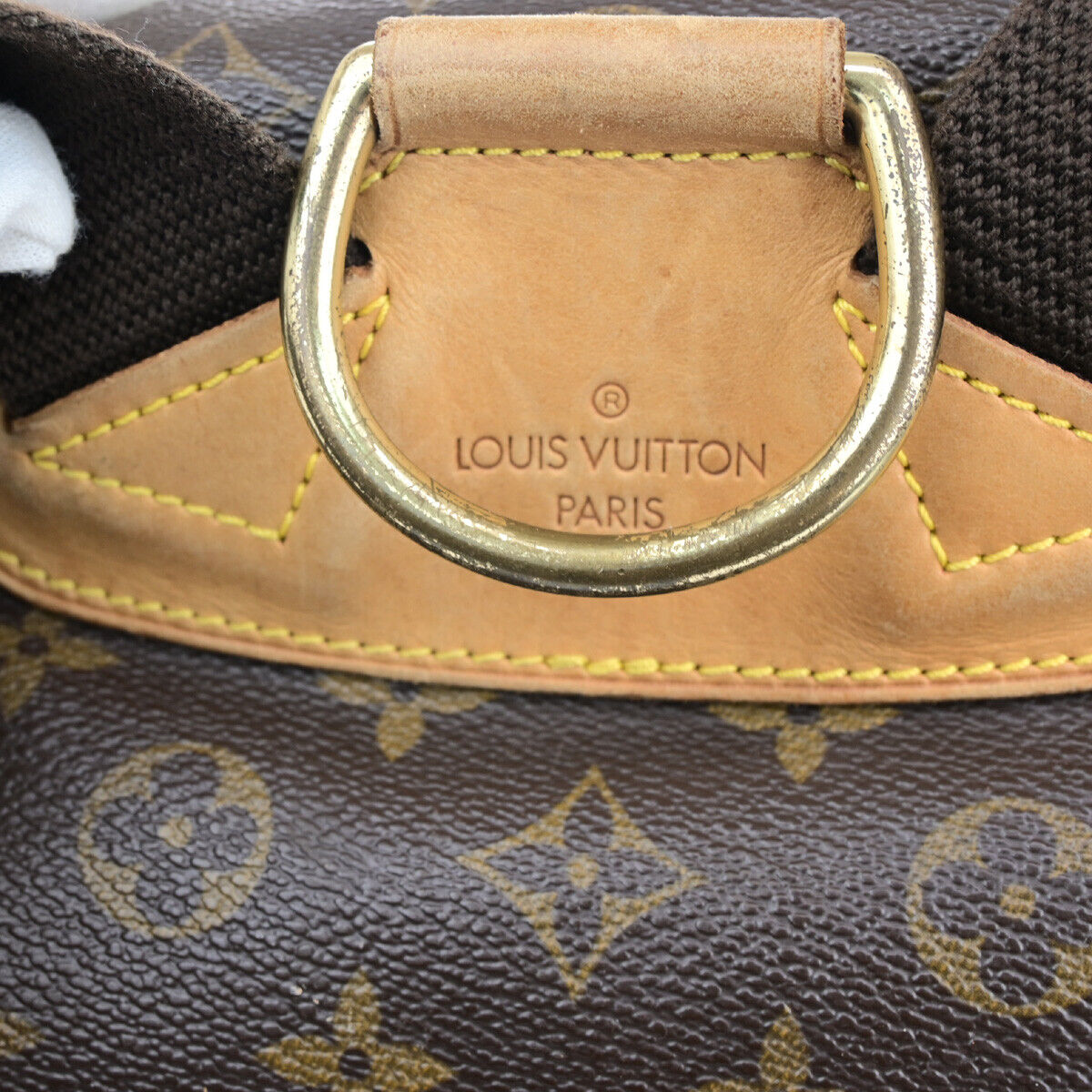 LOUIS VUITTON Montsouris GM Backpack Bag Monogram Leather Brown M51135 79YF441
