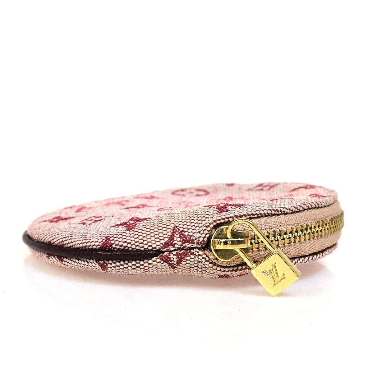 LOUIS VUITTON Porte Monnais Rond Coin Case Monogram Mini Red M92462 39FA784