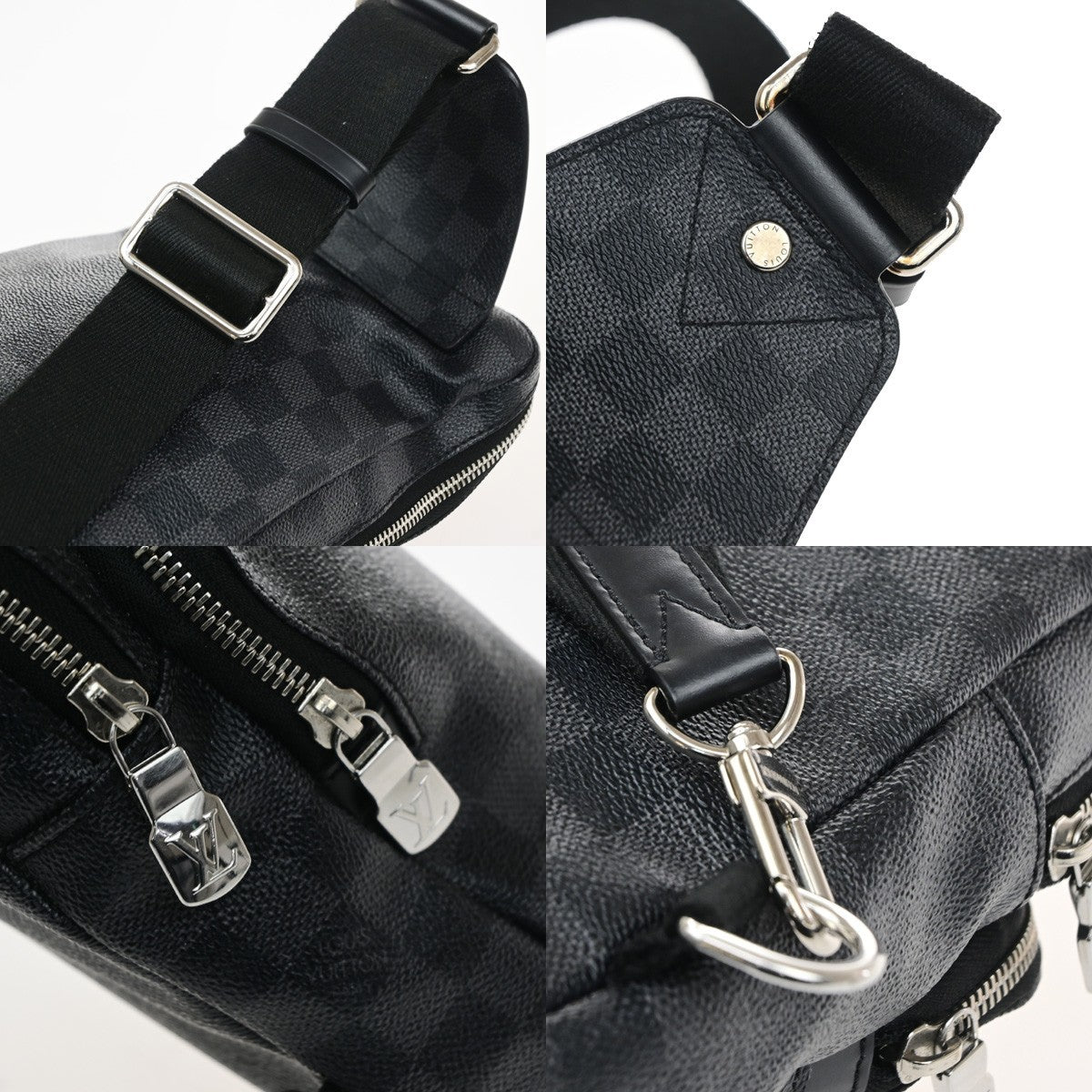 LOUIS VUITTON Avenue BodyBag Damier Graphite Leather BK N41719 678RQ084