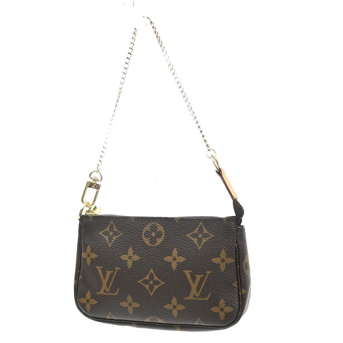LOUIS VUITTON Mini Pochette Accessoires Hand Bag Monogram Leather M58009 72MA572