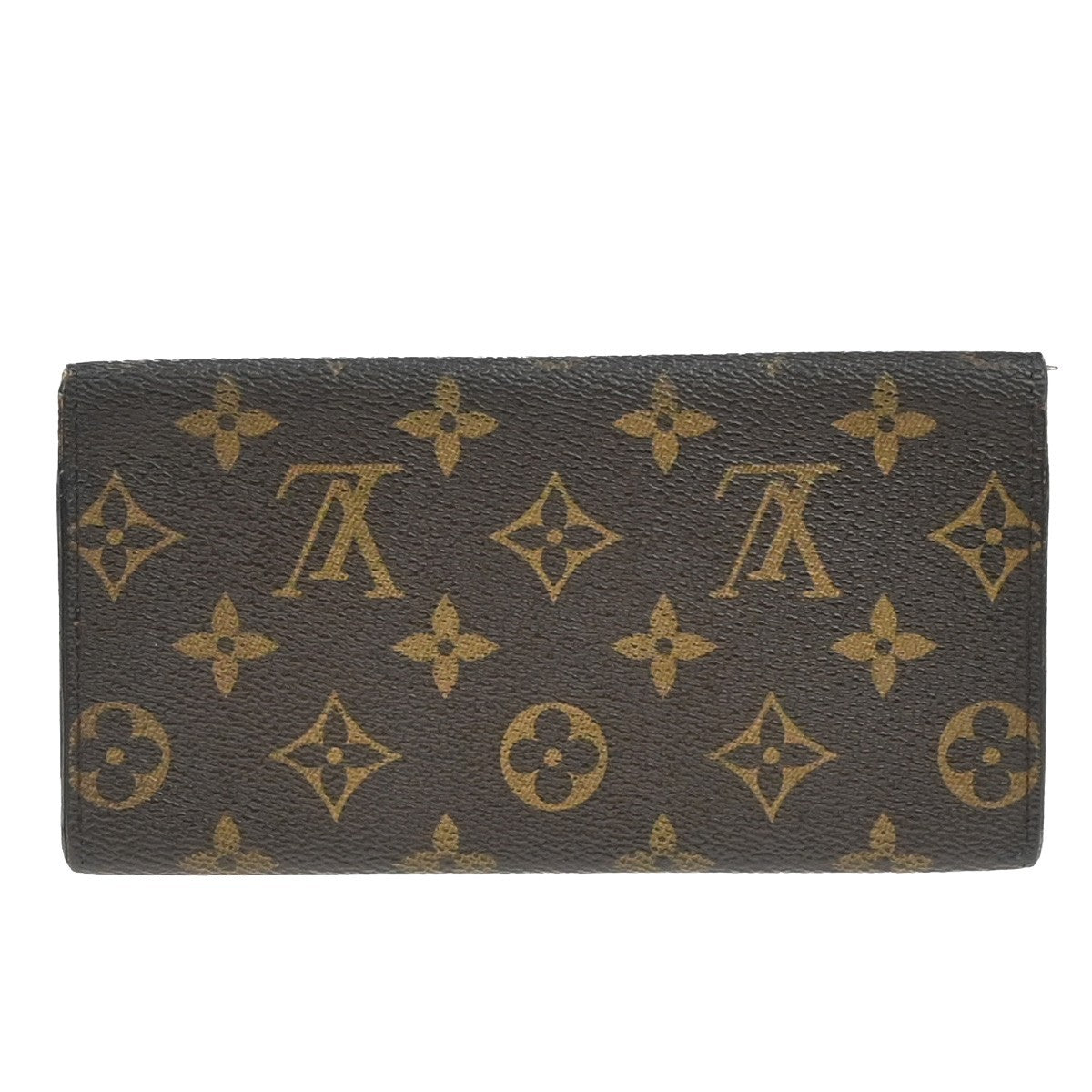 LOUIS VUITTON Yen 3 Cult Credit Long Wallet Monogram Leather M61818 05KC809