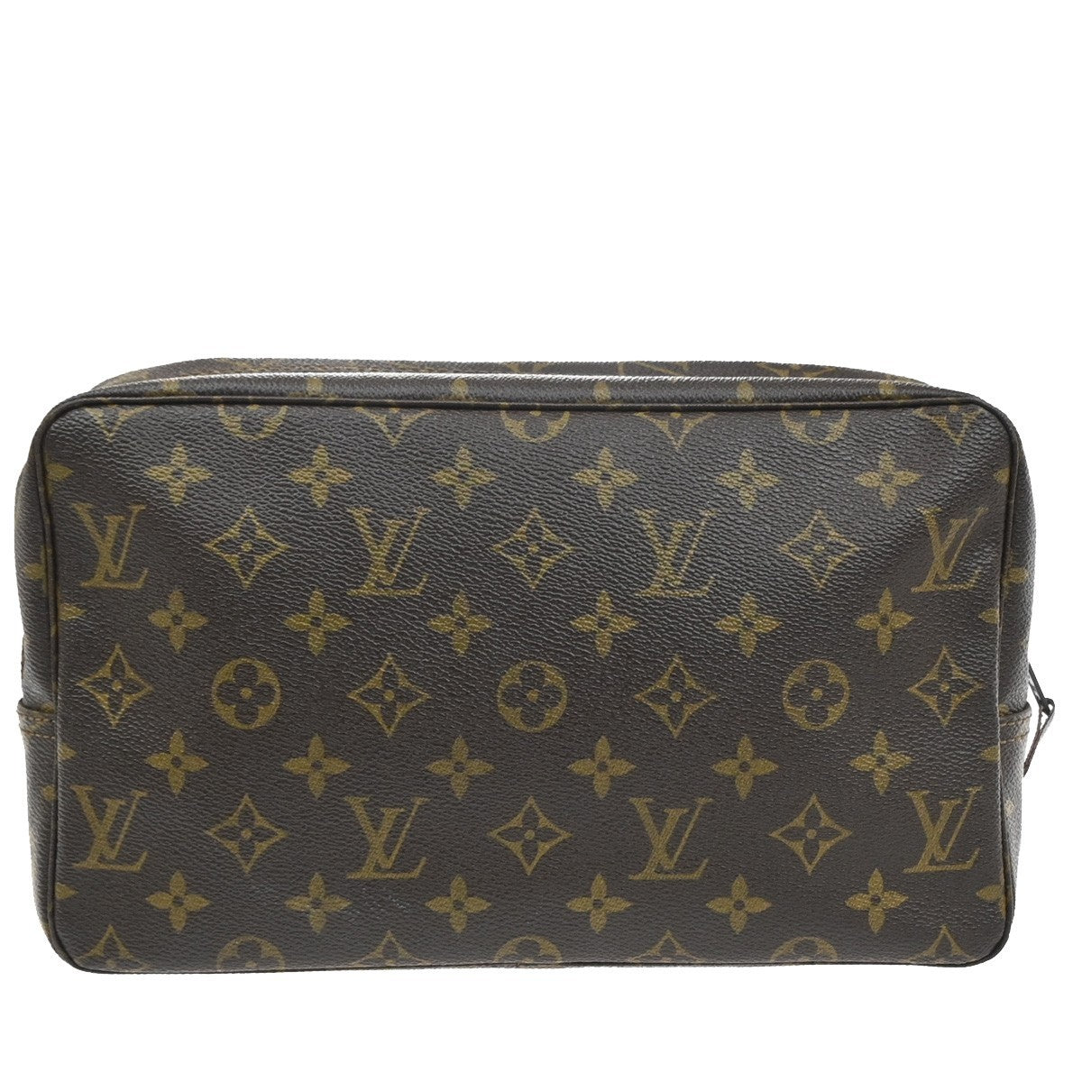 LOUIS VUITTON Trousse Toilette 28 Clutch Hand Bag Monogram Brown M47522 67SA116