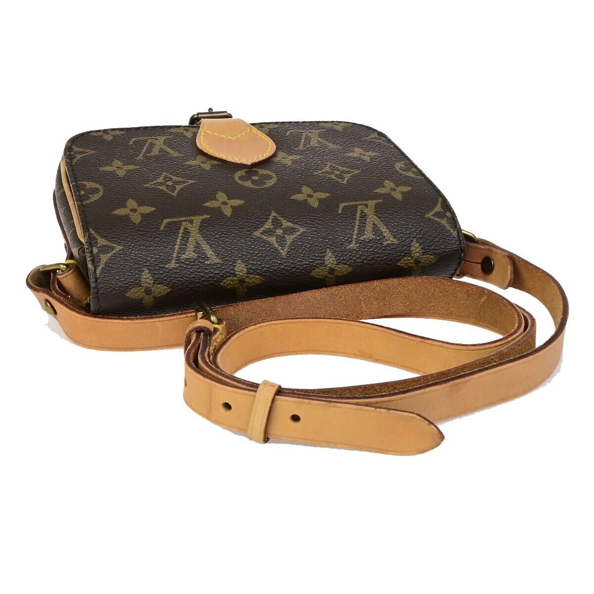 LOUIS VUITTON Mini Cartouchiere Shoulder Bag Monogram Leather BN M51254 73ED380