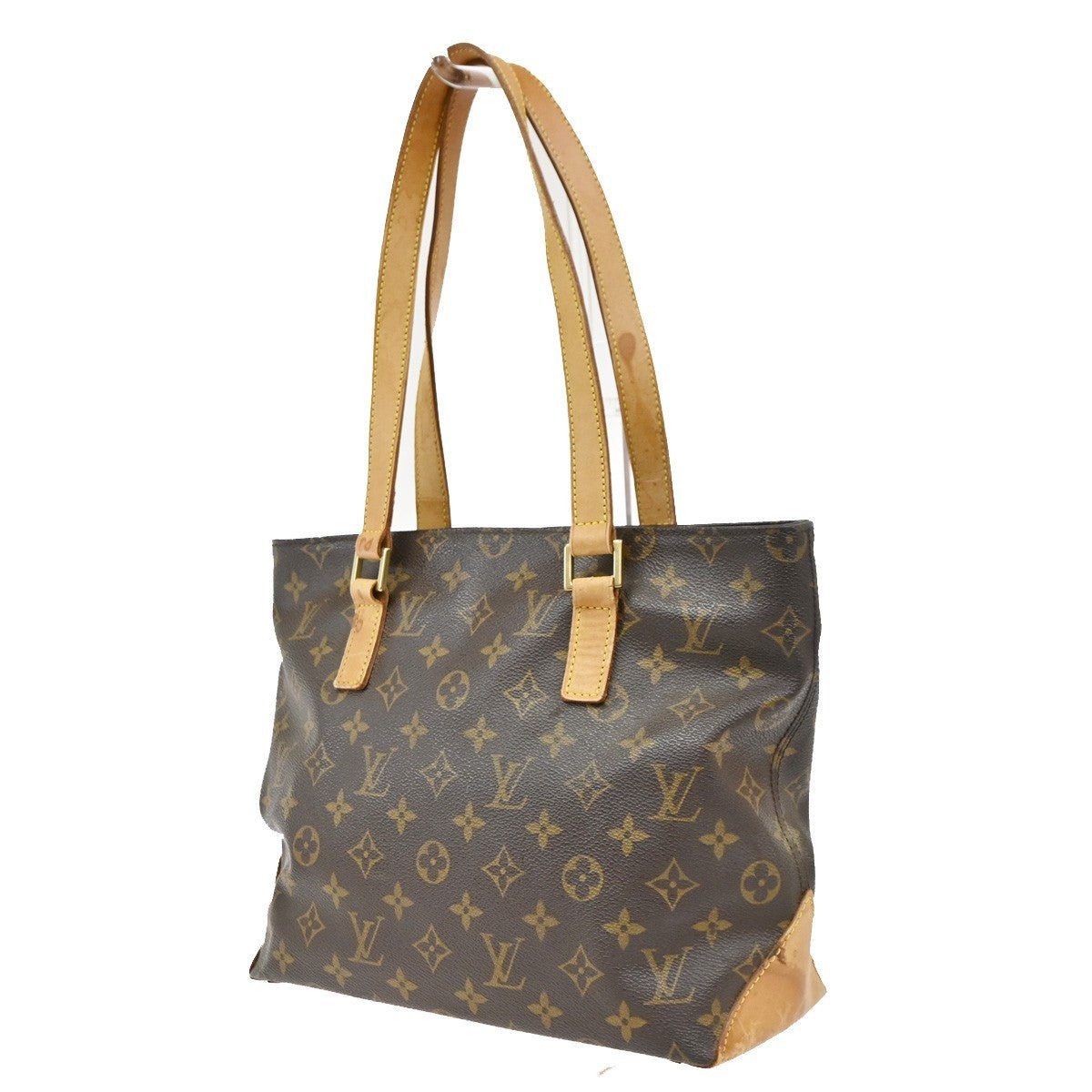 LOUIS VUITTON Cabas Piano Shoulder Bag Monogram Leather Brown M51148 67SA054