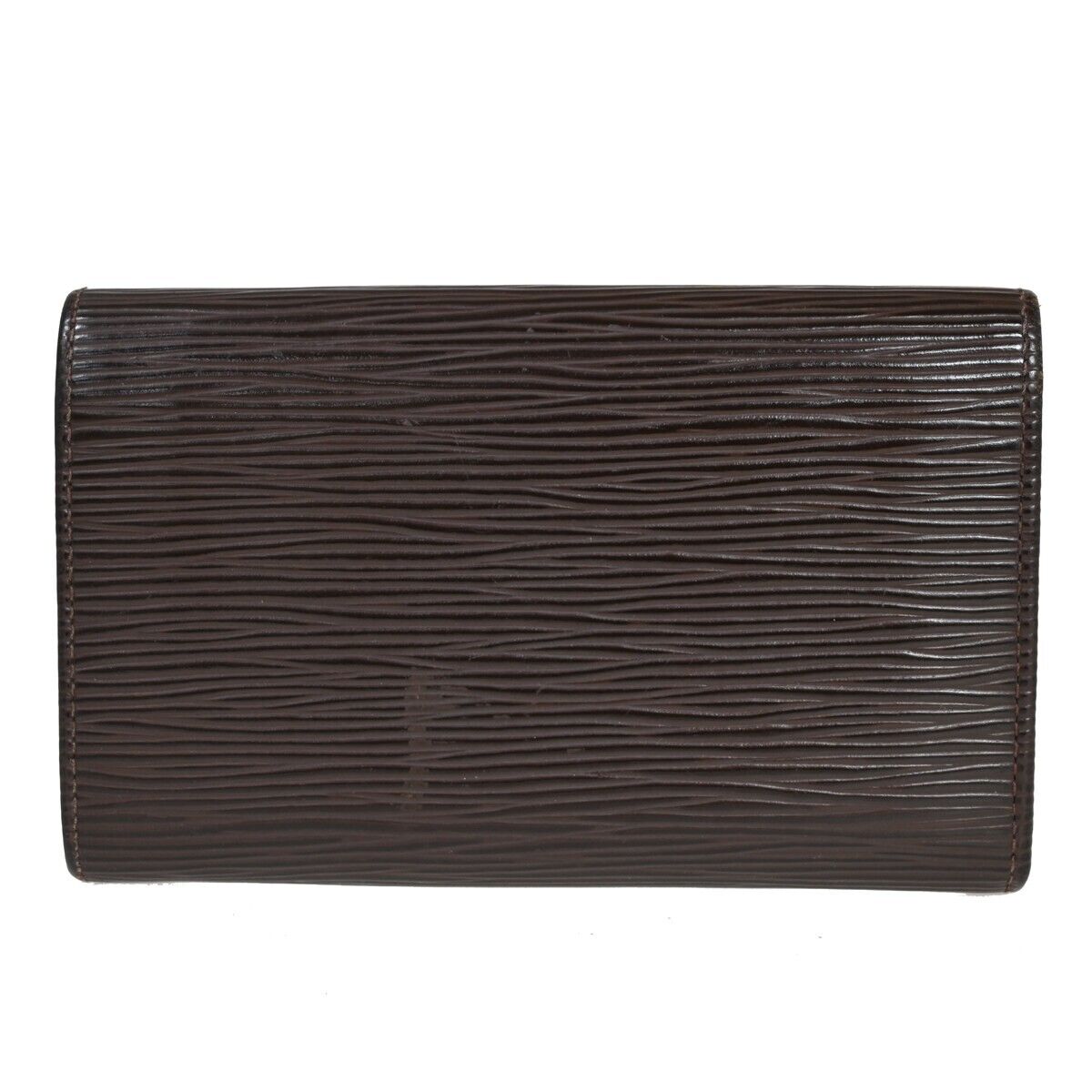 LOUIS VUITTON Portefeuille Tresor Bifold Wallet Epi Leather Brown M6350D 67HB294
