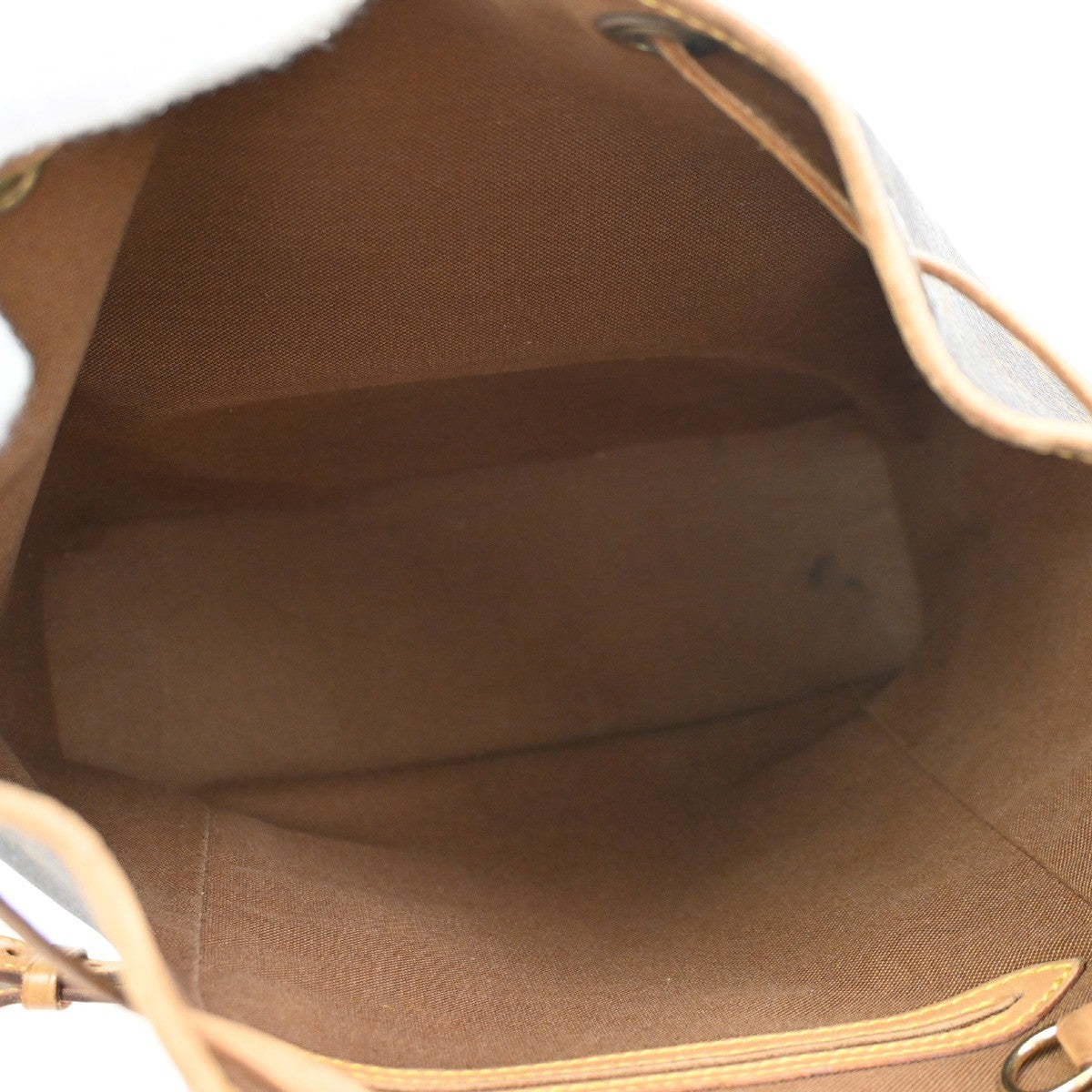 LOUIS VUITTON Montsouris MM Backpack Bag Monogram Leather Brown M51136 18DA238