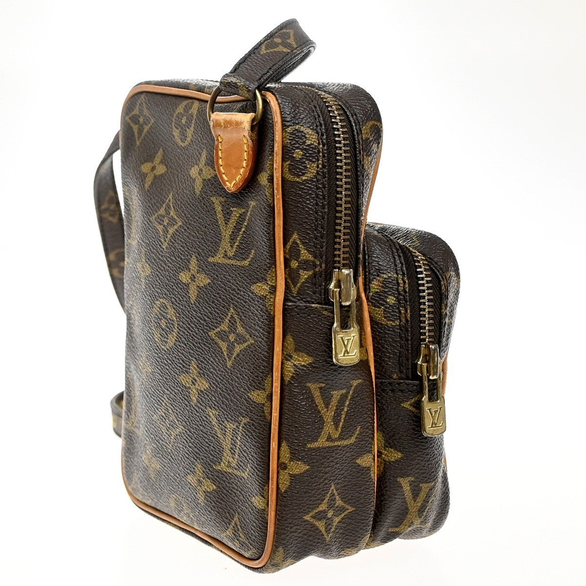 LOUIS VUITTON Mini Amazon Shoulder Bag Monogram Leather Brown M45238 35EG175