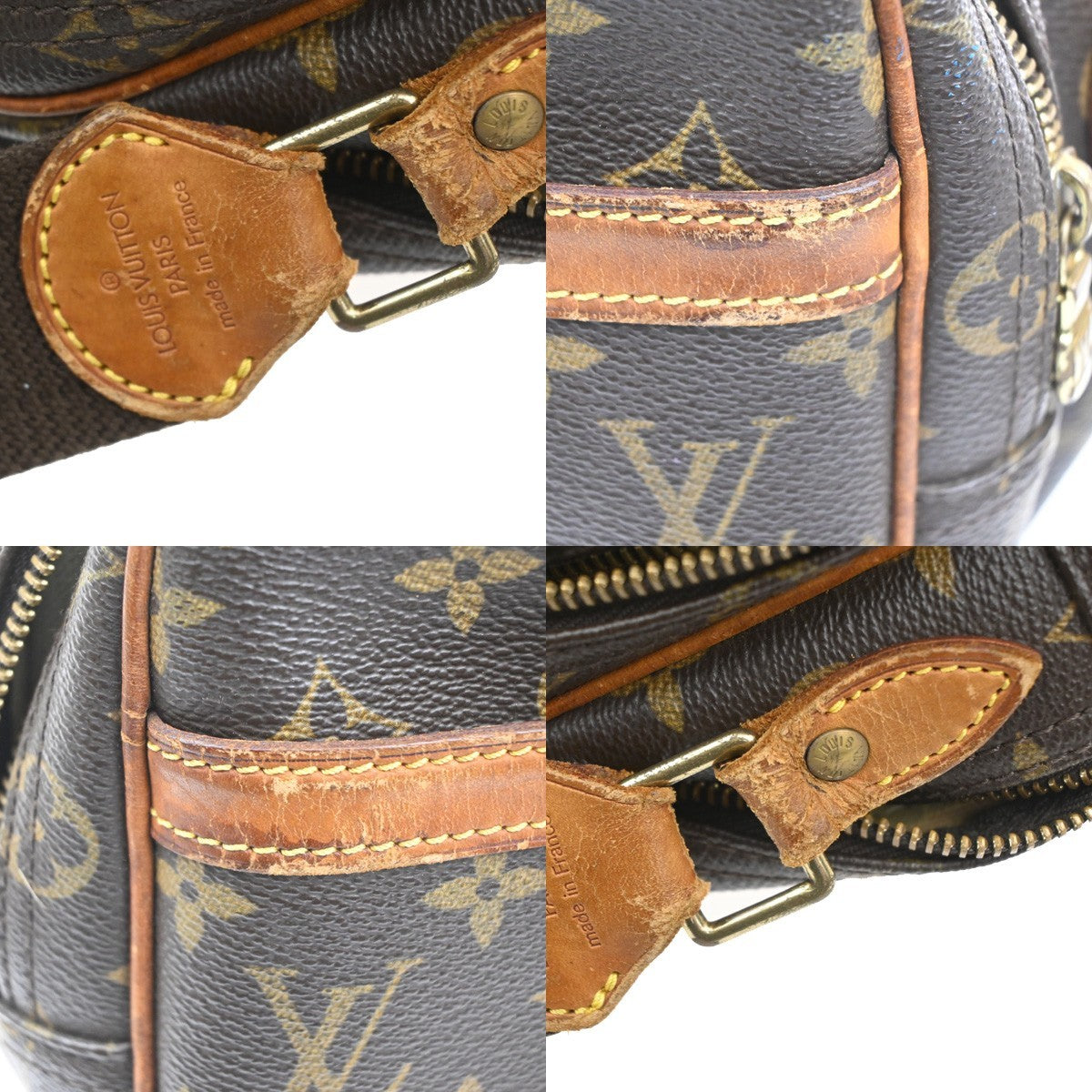 LOUIS VUITTON Reporter PM Crossbody Shoulder Bag Monogram Leather M45254 04CB023
