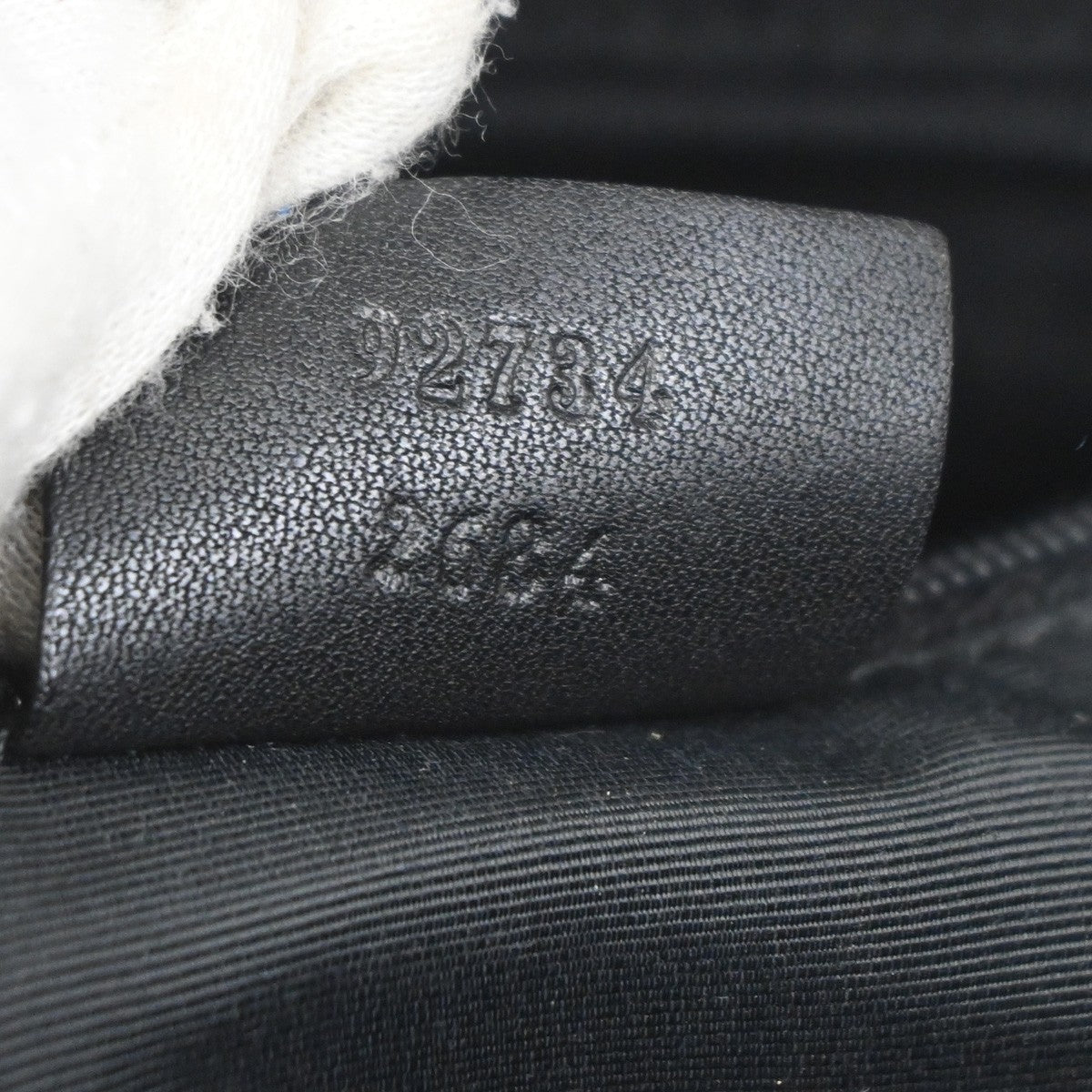 GUCCI GG Pattern Shoulder Hand Bag GGCanvas Leather Gray Black GHW 36TA167