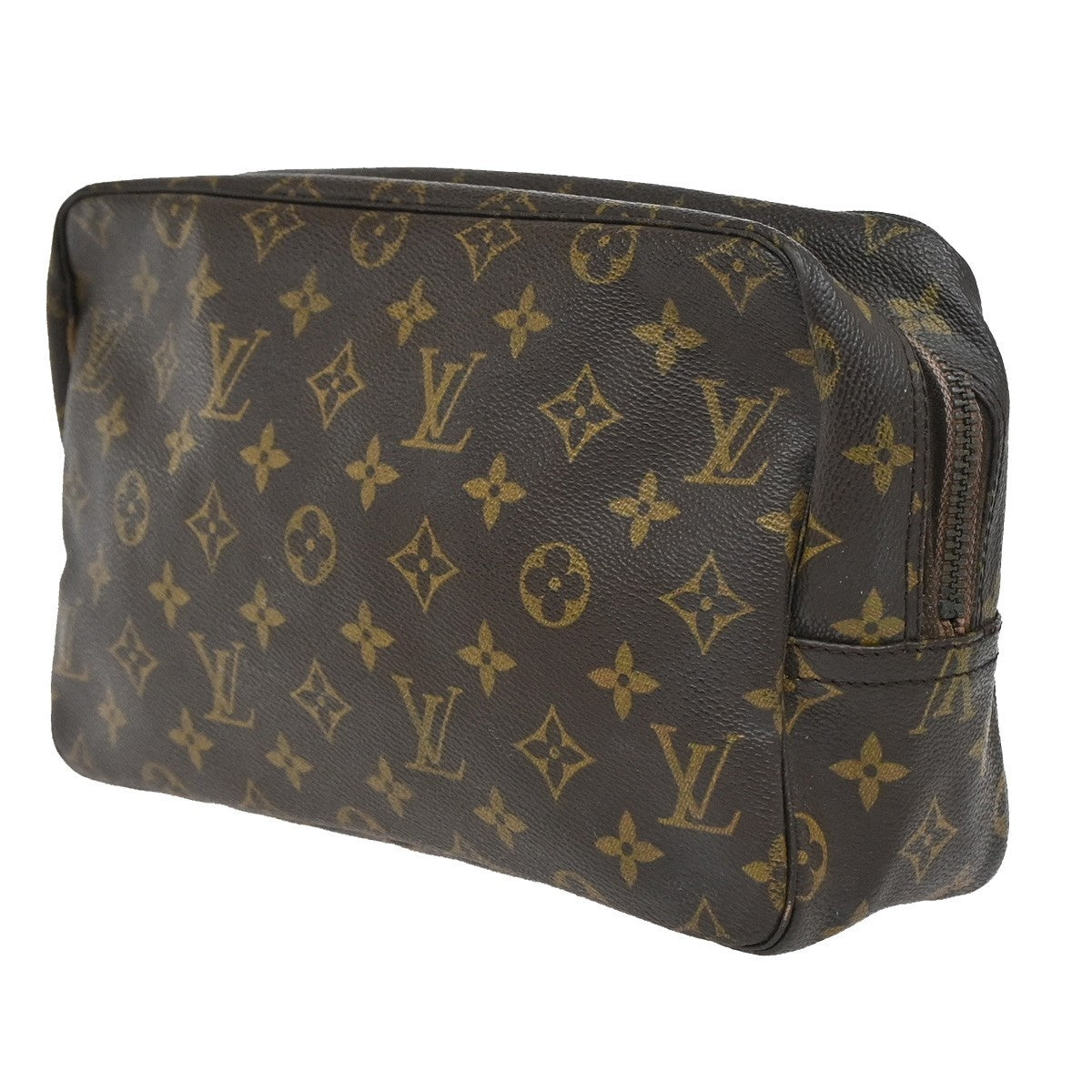 LOUIS VUITTON Trousse Toilette 28 Clutch Hand Bag Monogram Brown M47522 68DA078