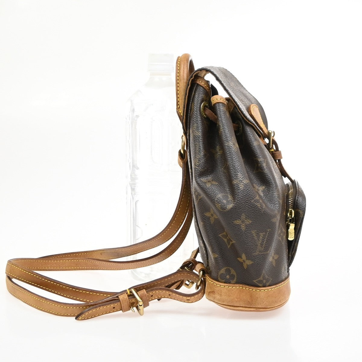 LOUIS VUITTON Mini Montsouris Backpack Bag Monogram Leather Brown M51137 76SA064