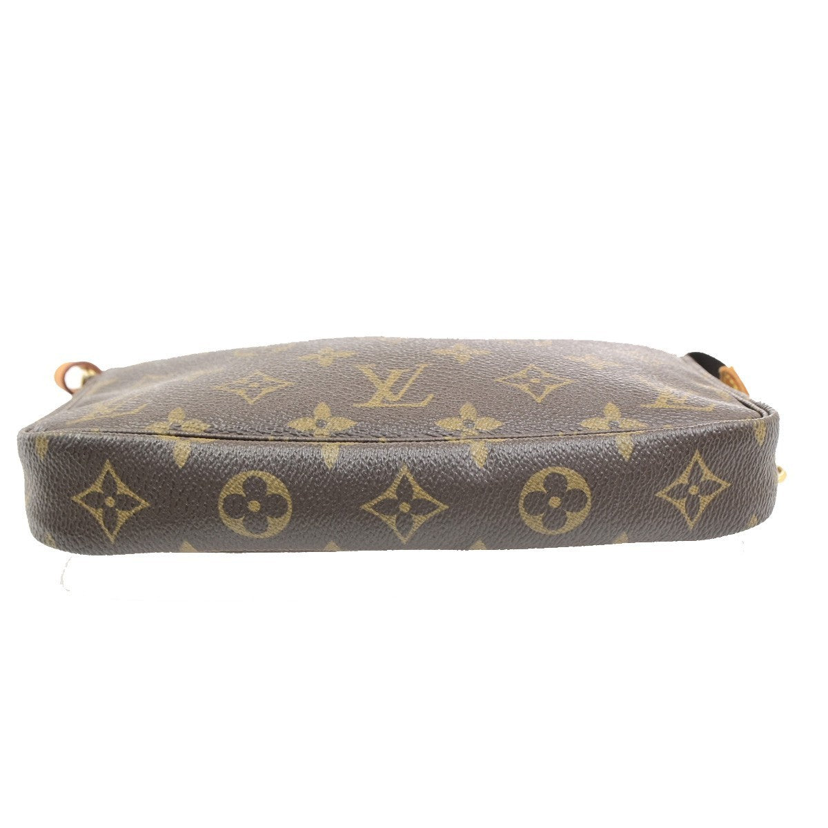 LOUIS VUITTON Pochette Accessoires Hand Bag Monogram Leather BN M51980 16PA101