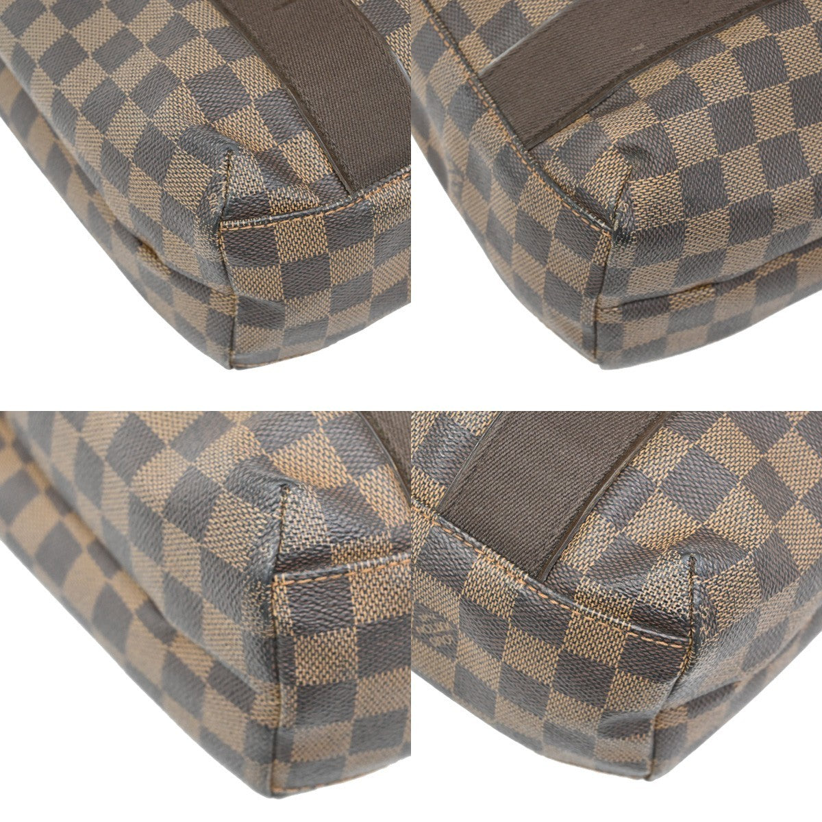 LOUIS VUITTON Cabas Beaubourg Shoulder Bag Damier Ebene Leather N52006 75KB546