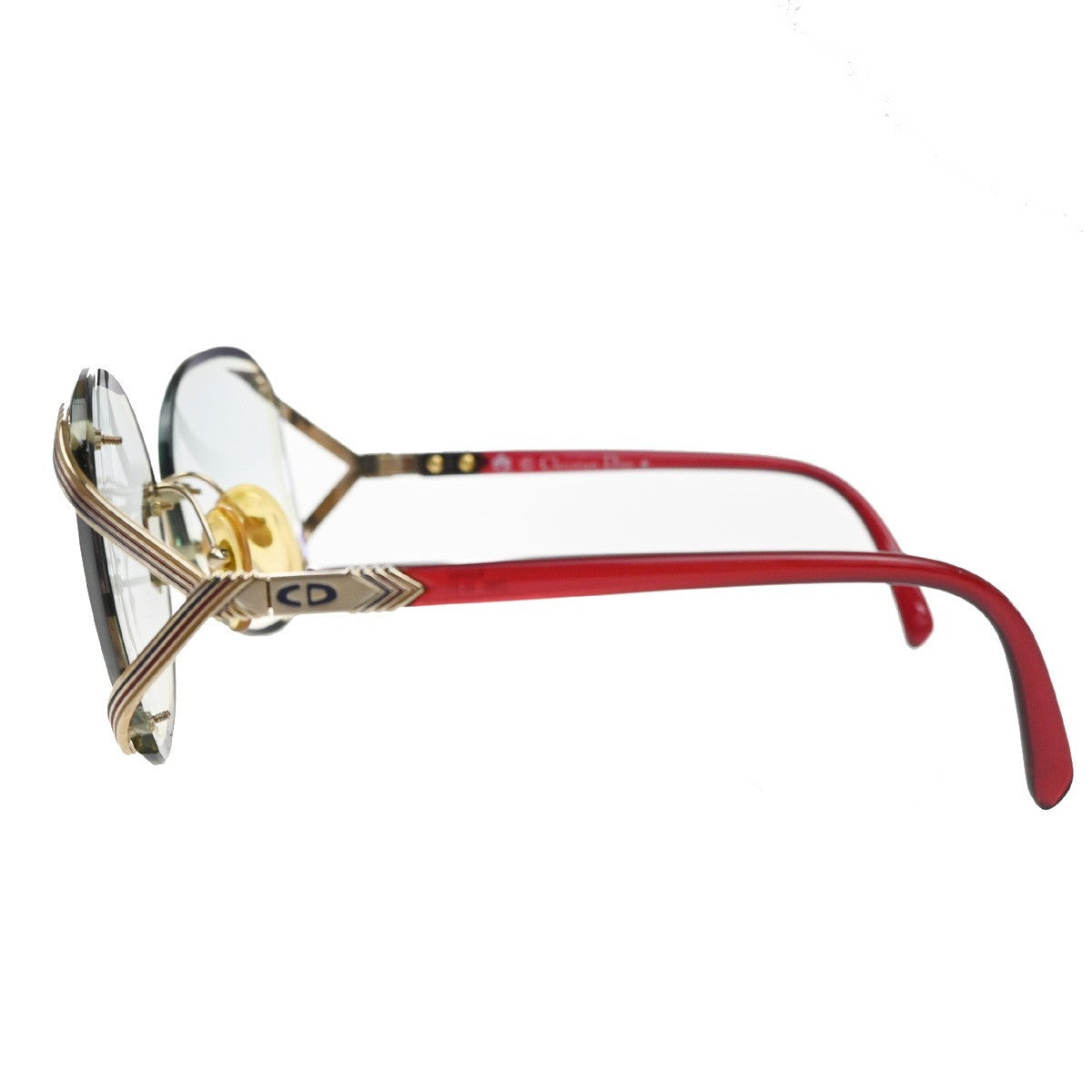 CHRISTIAN DIOR Sunglasses Eye Were Rimless Glasses Plastic GD RD 2289 09RL993