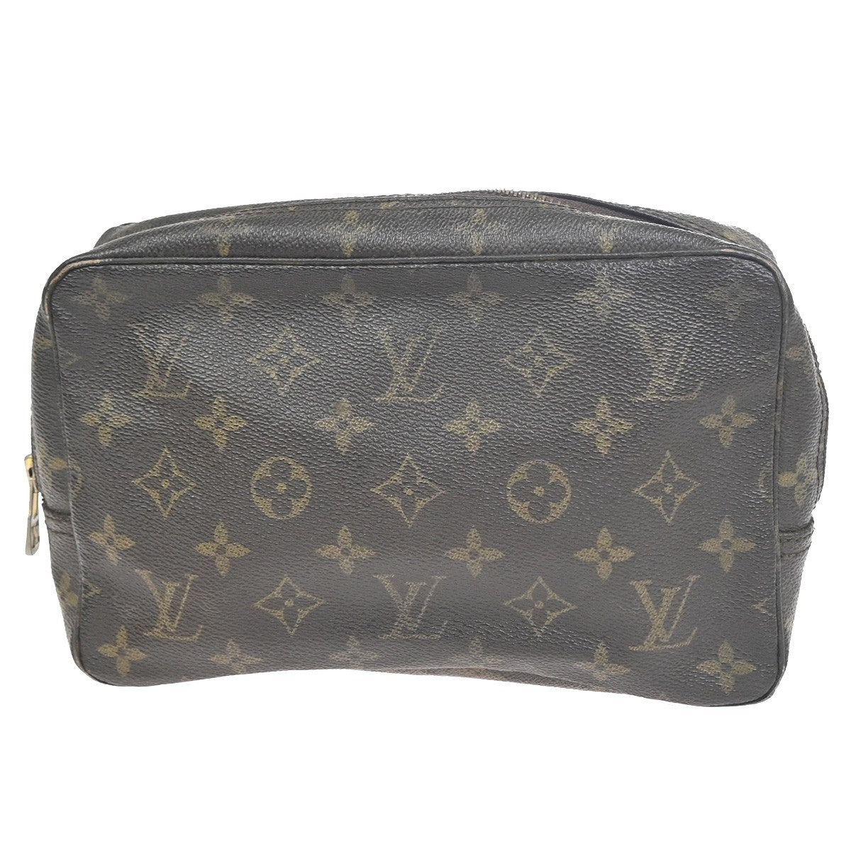 LOUIS VUITTON Trousse Toilette 23 Clutch Hand Bag Monogram Brown M47524 67KC797