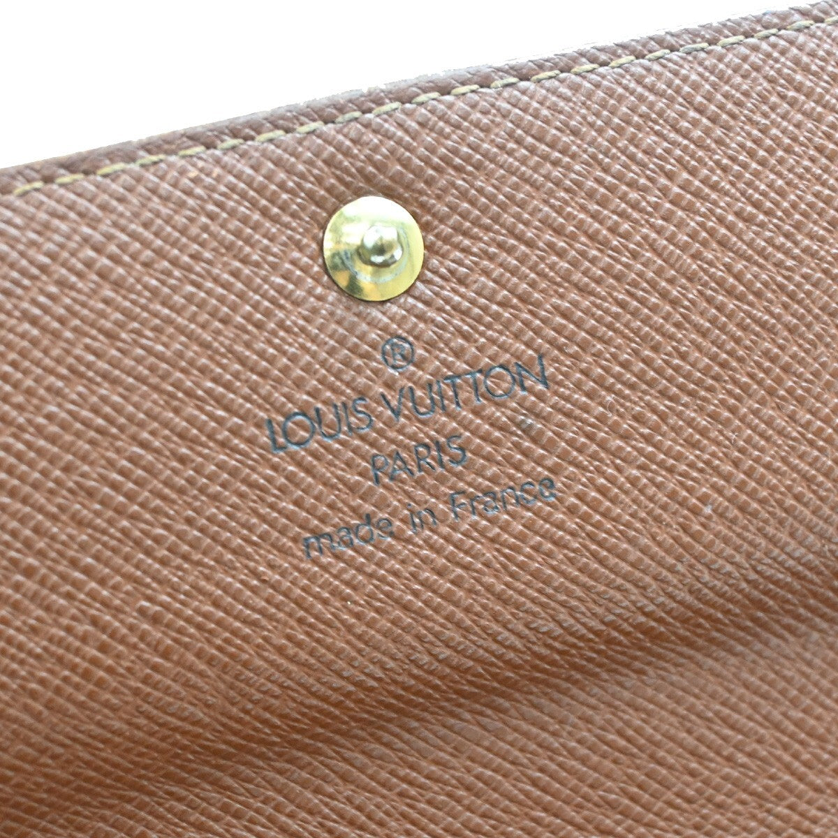 LOUIS VUITTON Porte Monnaie Credit Long Wallet Monogram Leather M61725 01FB564