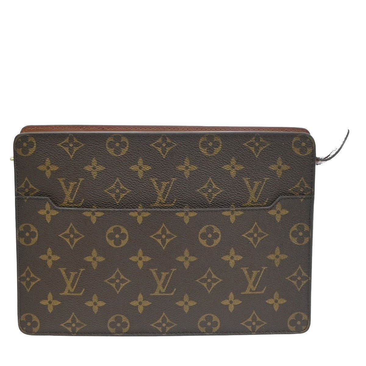 LOUIS VUITTON Pochette Homme Clutch Hand Bag Monogram Leather BN M51795 33SA152