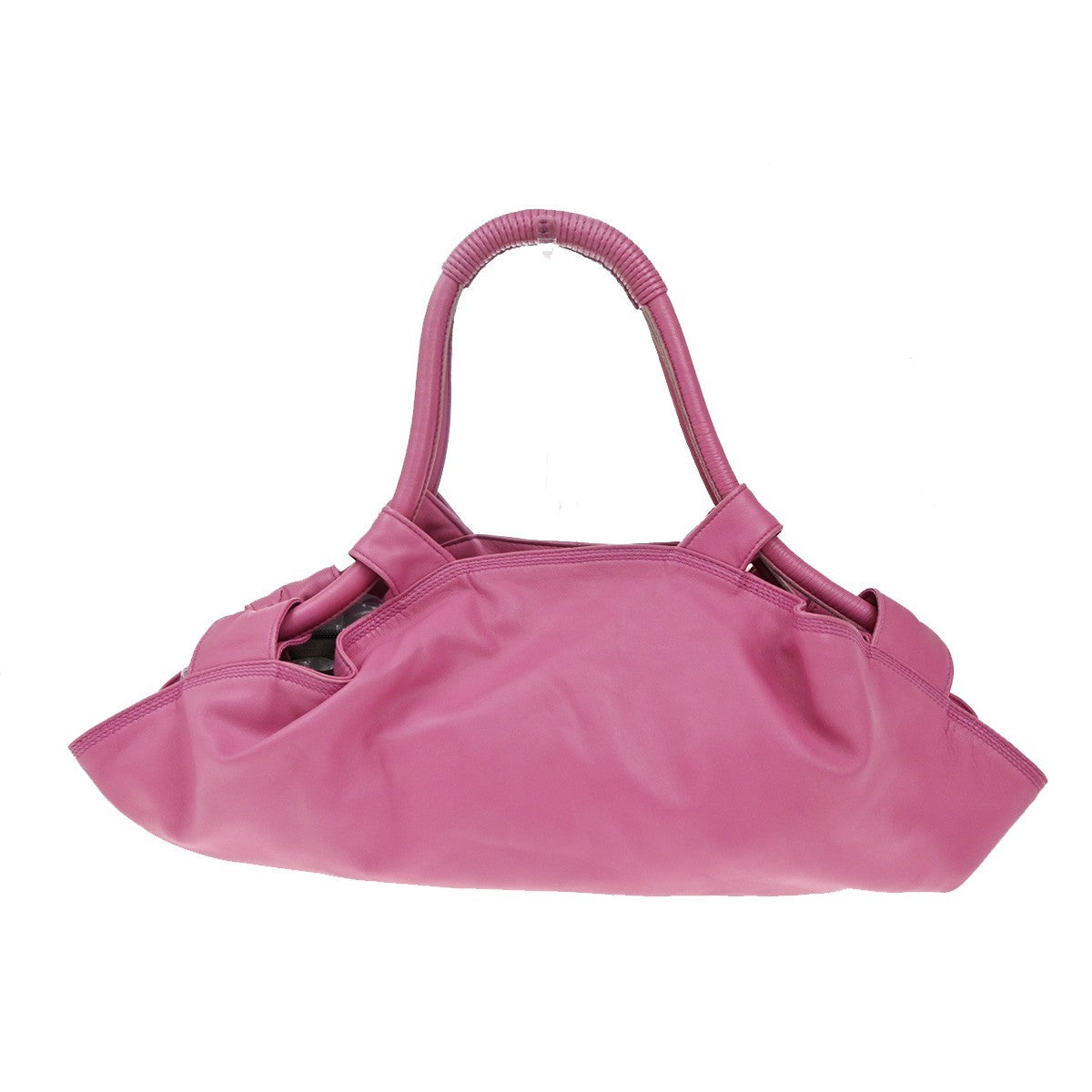 LOEWE Anagram Logo Nappa Aire Hand Bag Leather Pink GHW Spain 39EG058