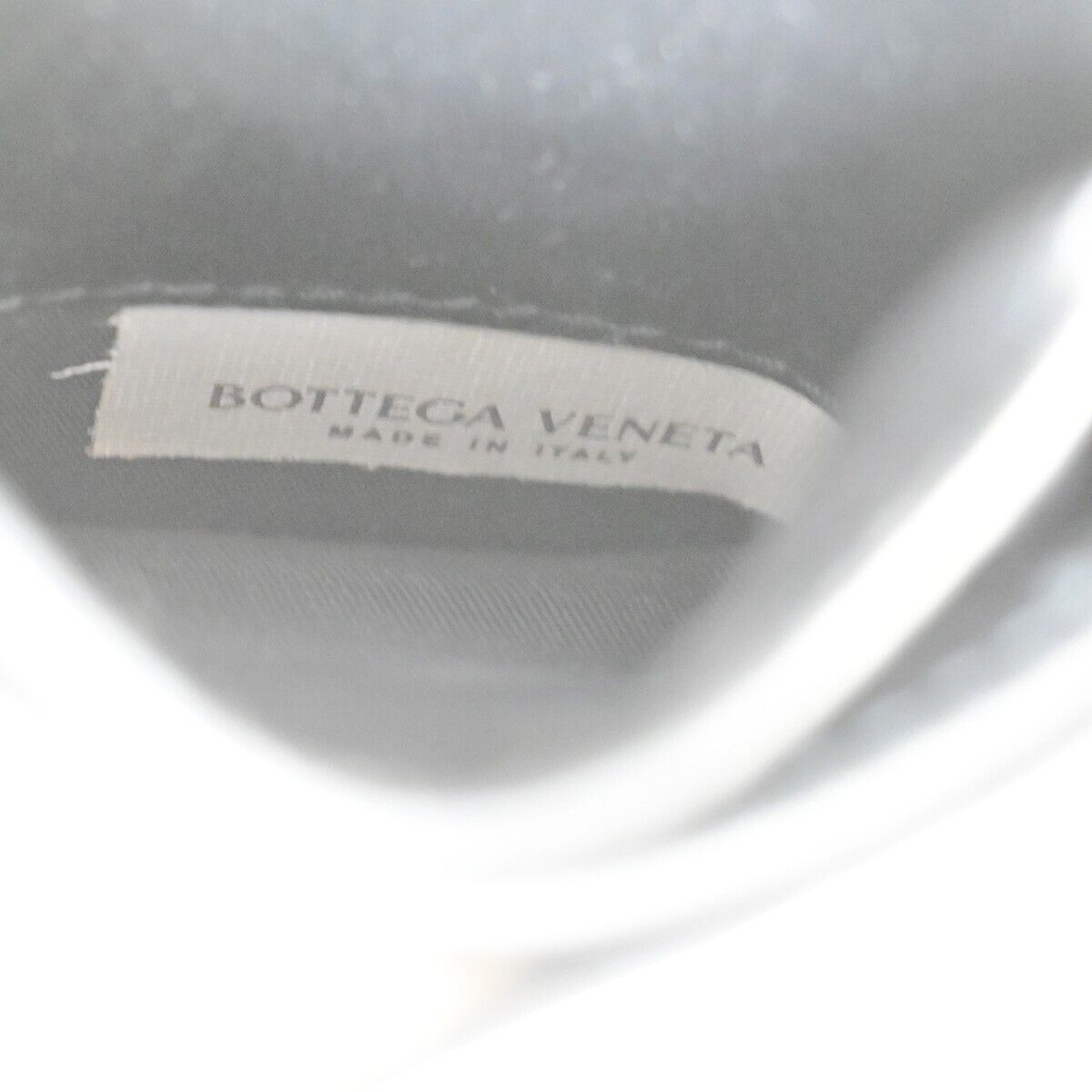 BOTTEGA VENETA Logo Intrecciato Bifold Compact Wallet Leather Black 68FA908