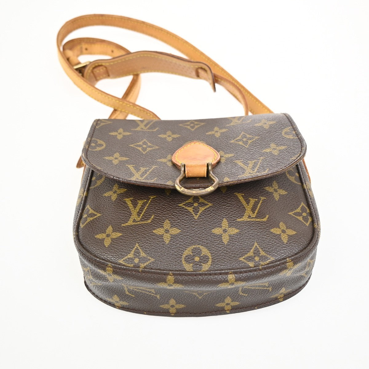 LOUIS VUITTON Mini Saint Cloud Shoulder Bag Monogram Leather BN M51244 39KC190