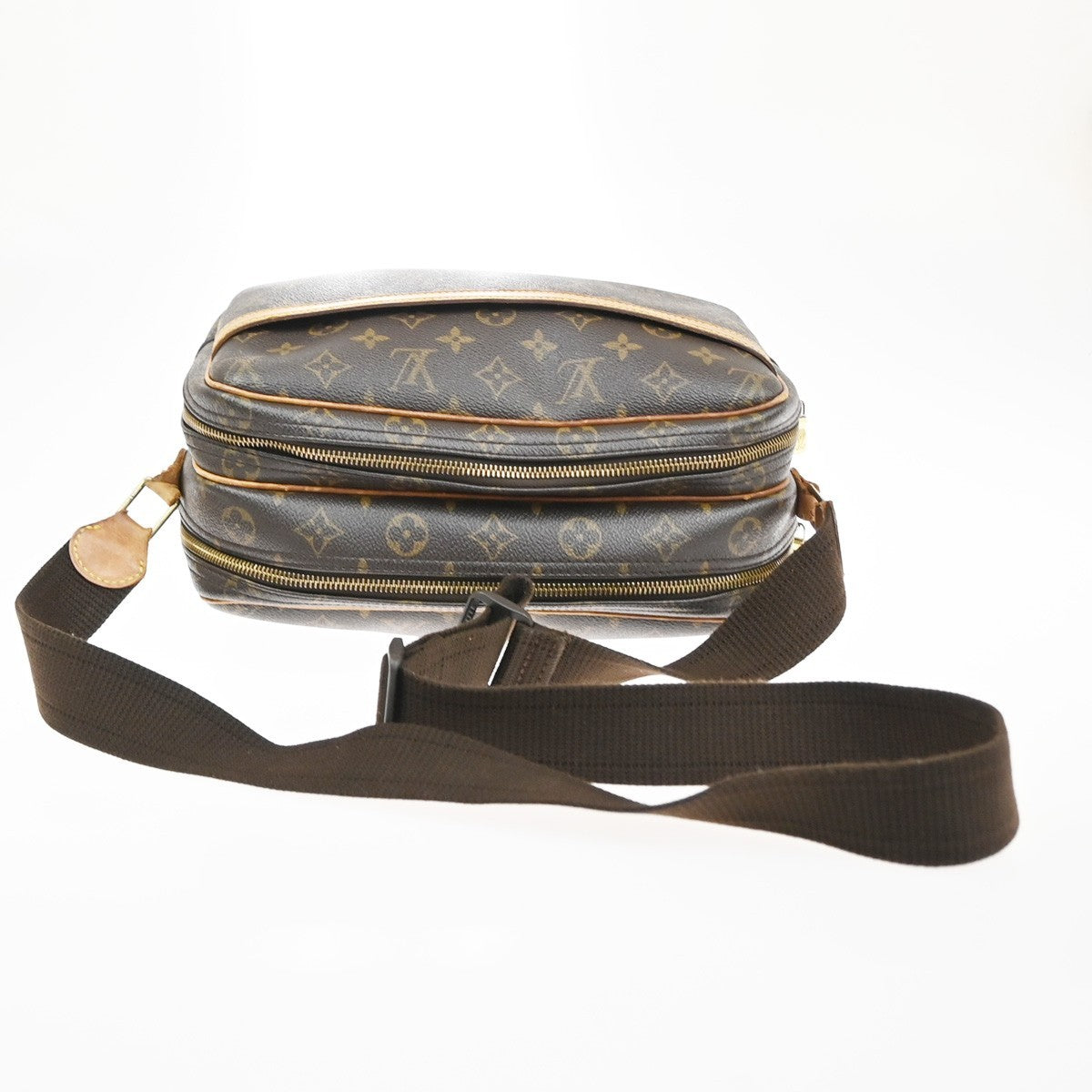 LOUIS VUITTON Reporter PM Crossbody Shoulder Bag Monogram Leather M45254 62CB025