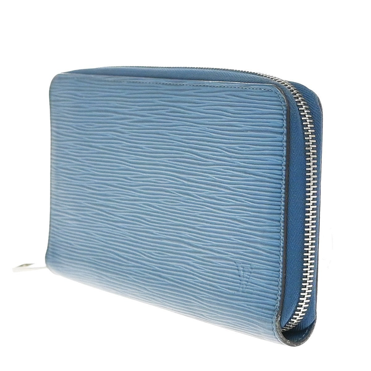 LOUIS VUITTON LV Zippy Organizer Long Wallet Epi Leather Blue SHW M60619 35KB376