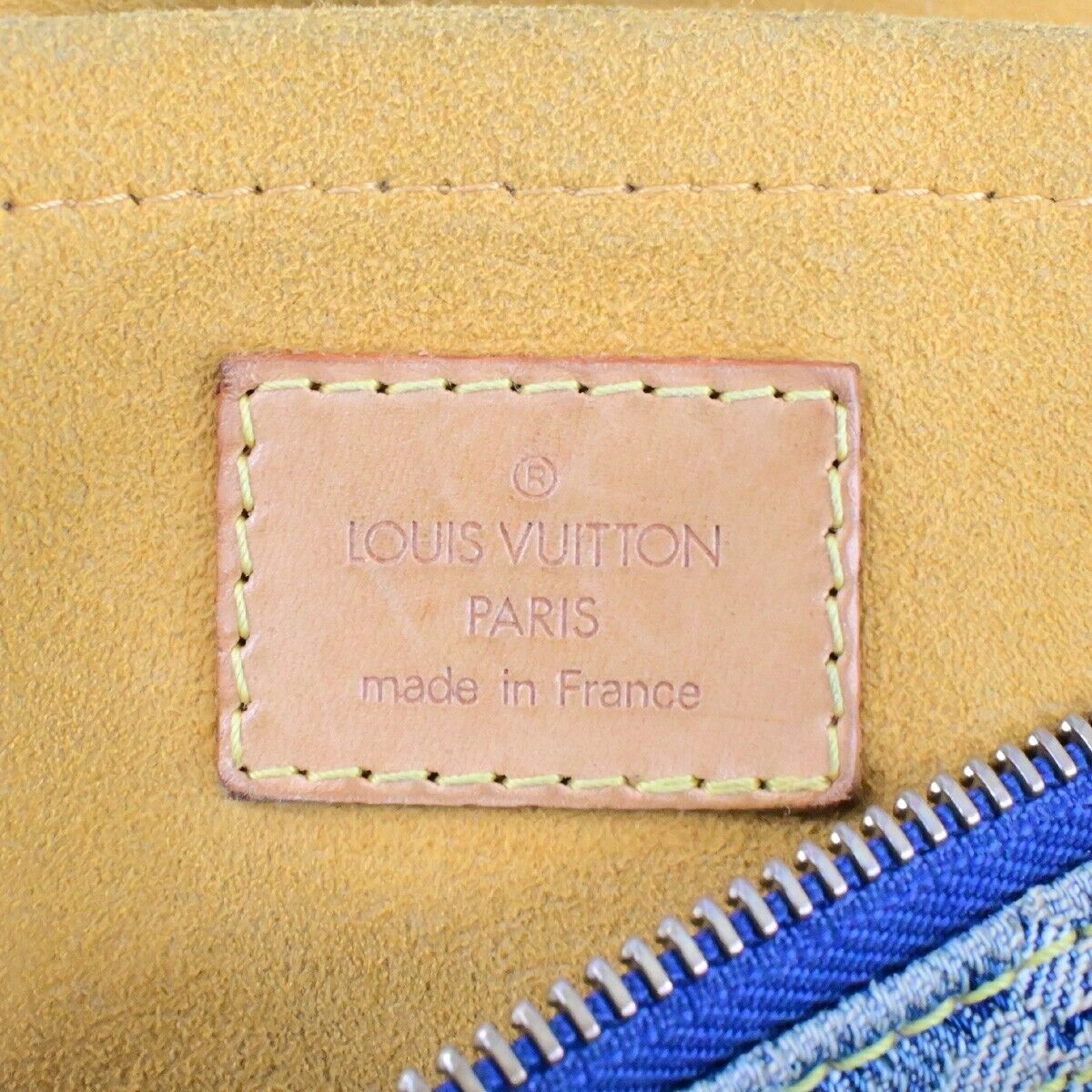 LOUIS VUITTON Buggy GM Shoulder Bag Monogram Denim Leather Blue M95048 25SJ587