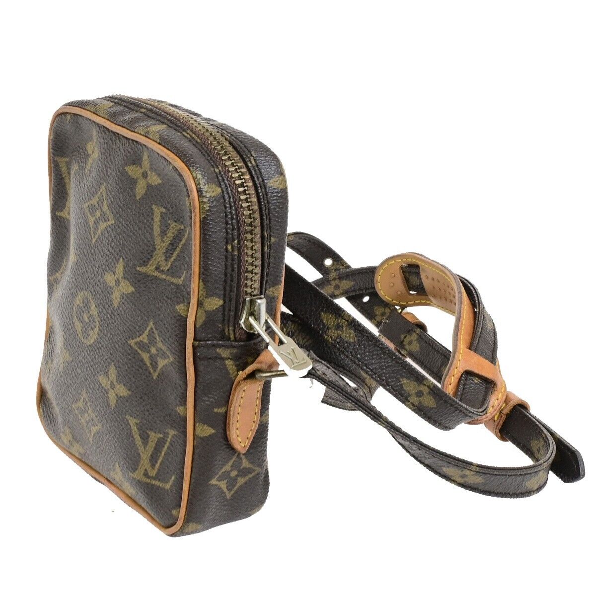 LOUIS VUITTON Mini Danube Shoulder Bag Monogram Leather BN France M45268 86FA339