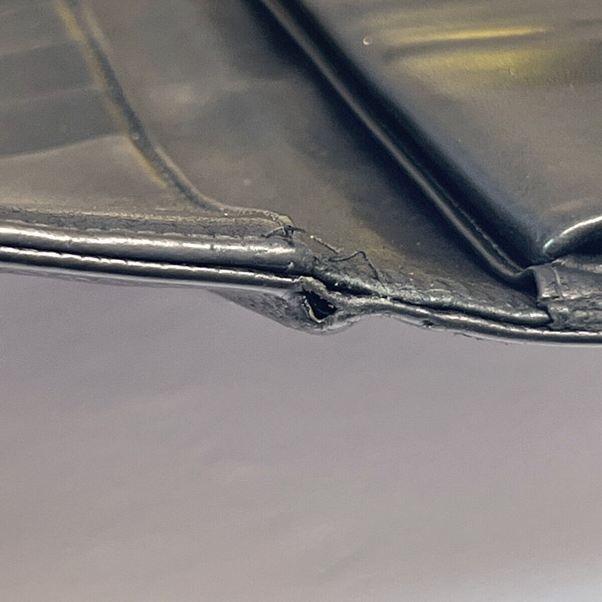 CHANEL CC Logo Long Bifold Wallet Purse Caviar Skin Leather Black GHW 34RF095