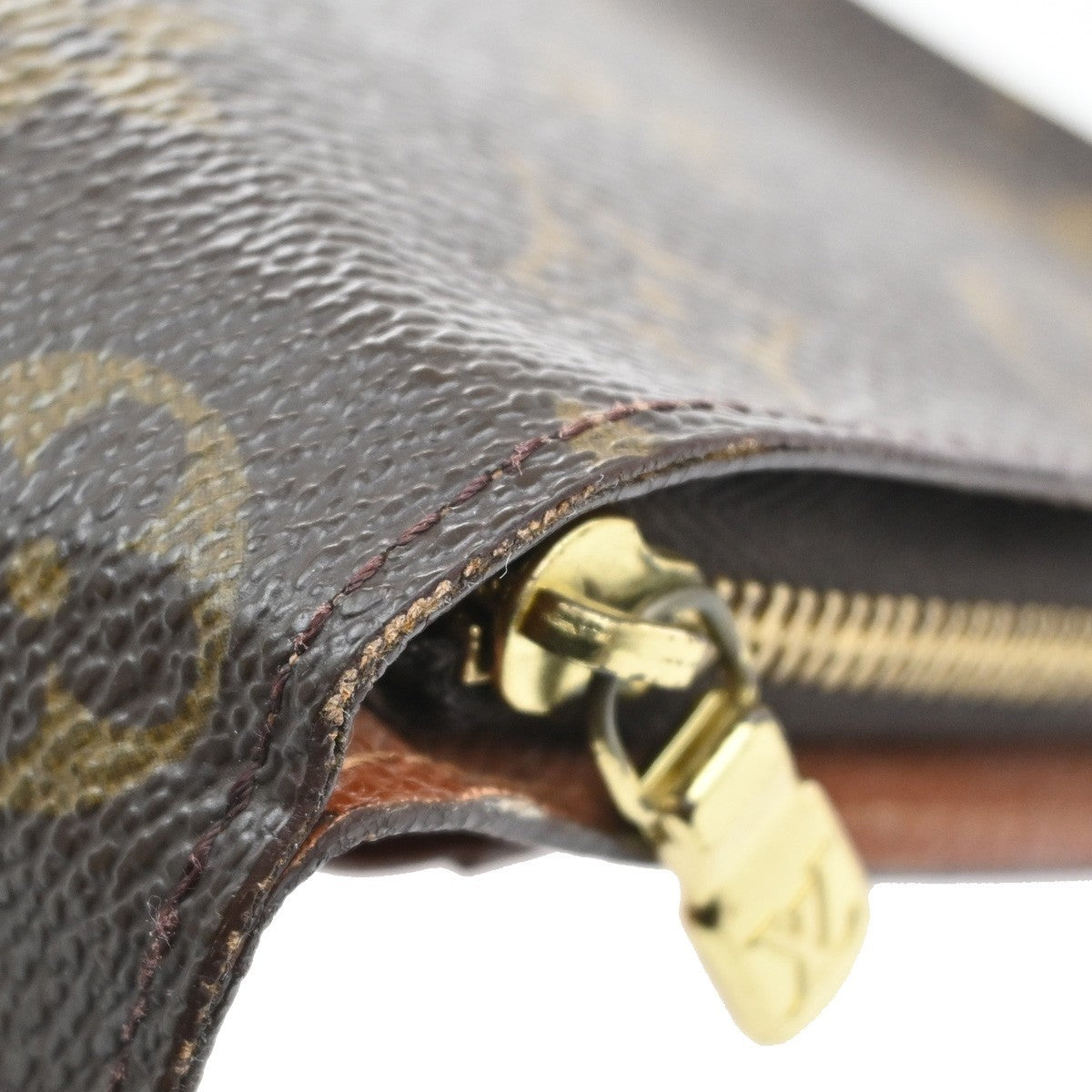 LOUIS VUITTON 3 Set Bifold Wallet Monogram Leather Brown 61AA109
