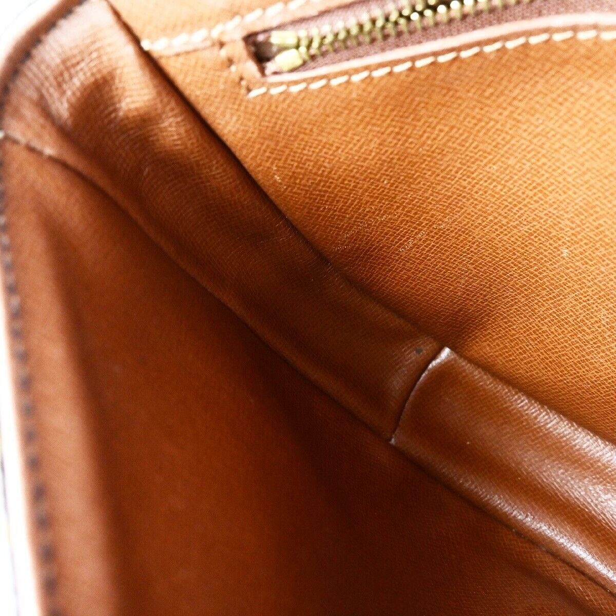 LOUIS VUITTON Chantilly PM Shoulder Bag Monogram Leather Brown M51234 80EC955