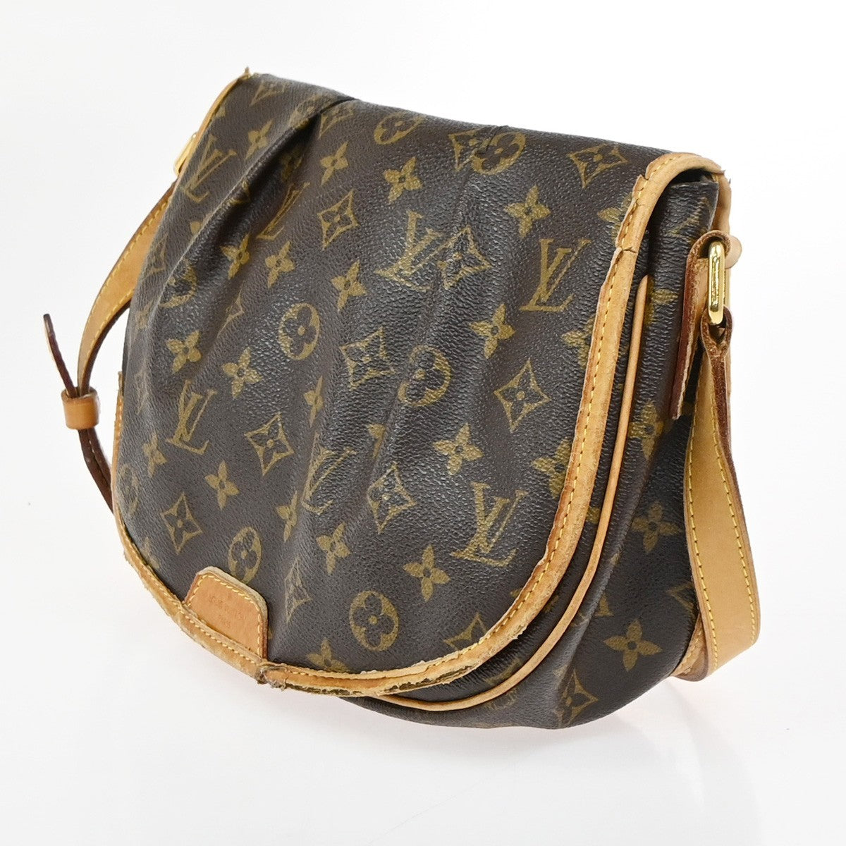 LOUIS VUITTON Menilmontant PM Shoulder Bag Monogram Leather BN M40474 66YJ073