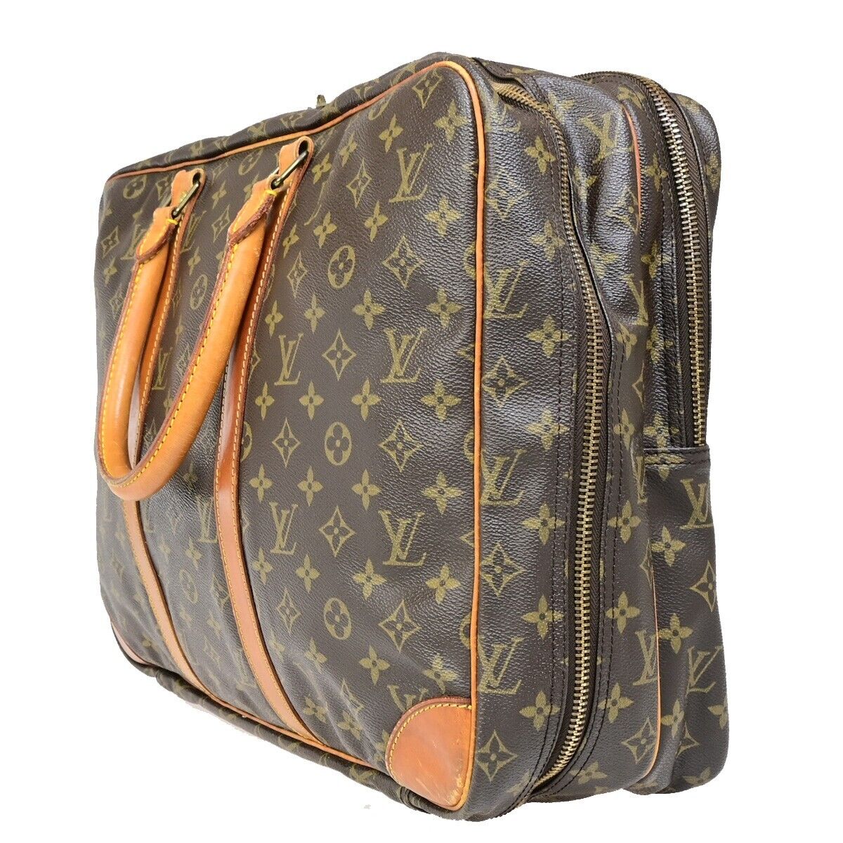 LOUIS VUITTON Sac 24 Heures Travel Hand Bag Monogram Leather BN M41387 33EB519