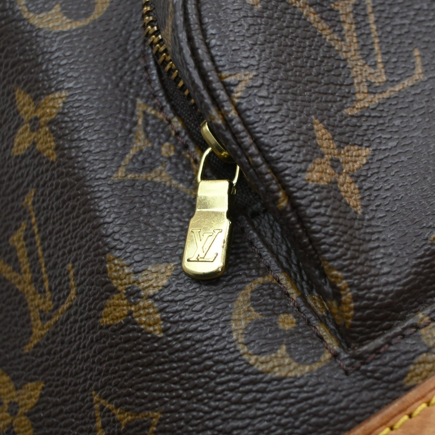 LOUIS VUITTON Montsouris MM Backpack Bag Monogram Leather Brown M51136 15KD141