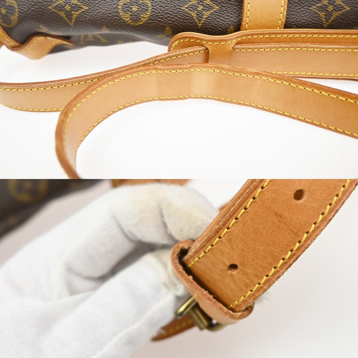 LOUIS VUITTON Saumur 35 Shoulder Bag Monogram Leather BN France M42254 15KC498
