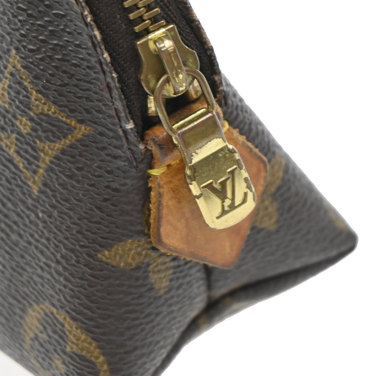 LOUIS VUITTON Pochette Cosmetic Pouch Bag Monogram Leather BN M47515 04EF783
