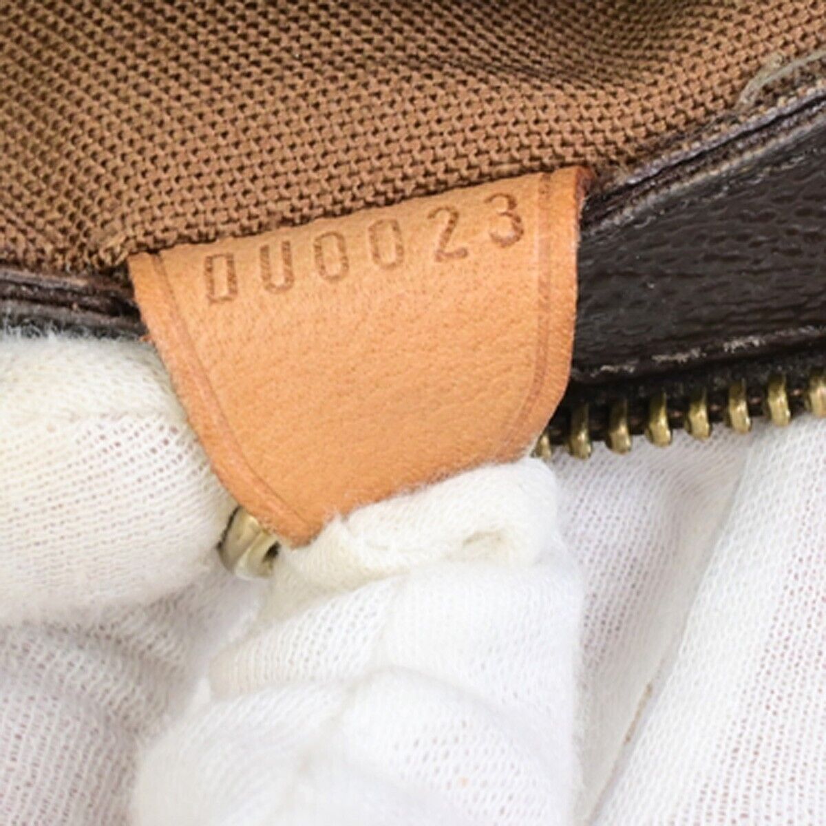 LOUIS VUITTON Cabas Piano Shoulder Bag Monogram Leather Brown M51148 62ED498