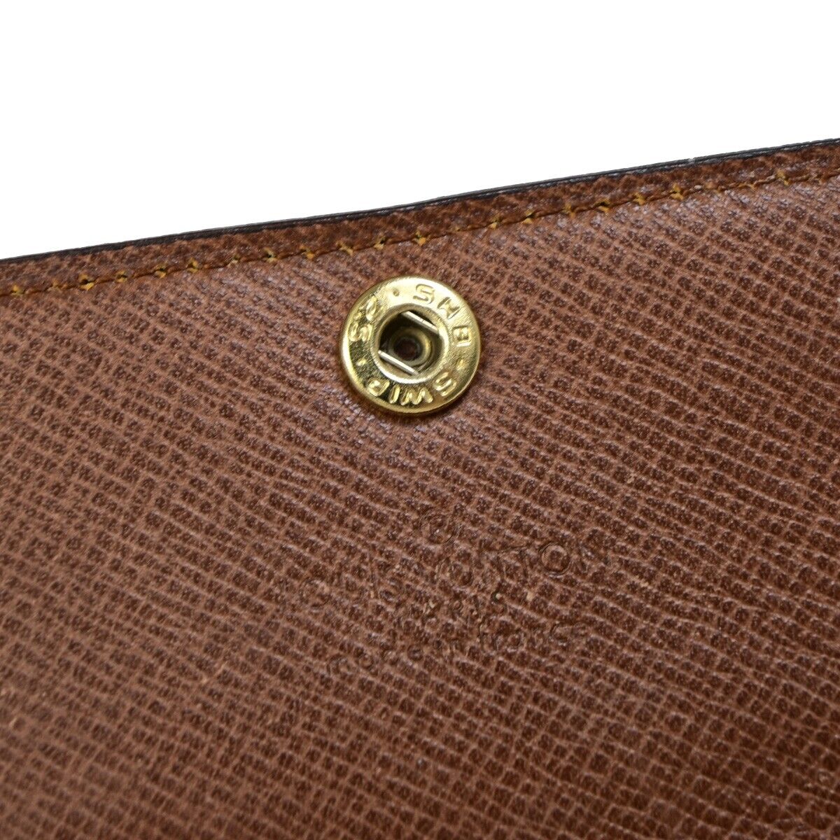 LOUIS VUITTON Multicles 4 Hooks Key Case Monogram Leather Brown M62631 04EB353