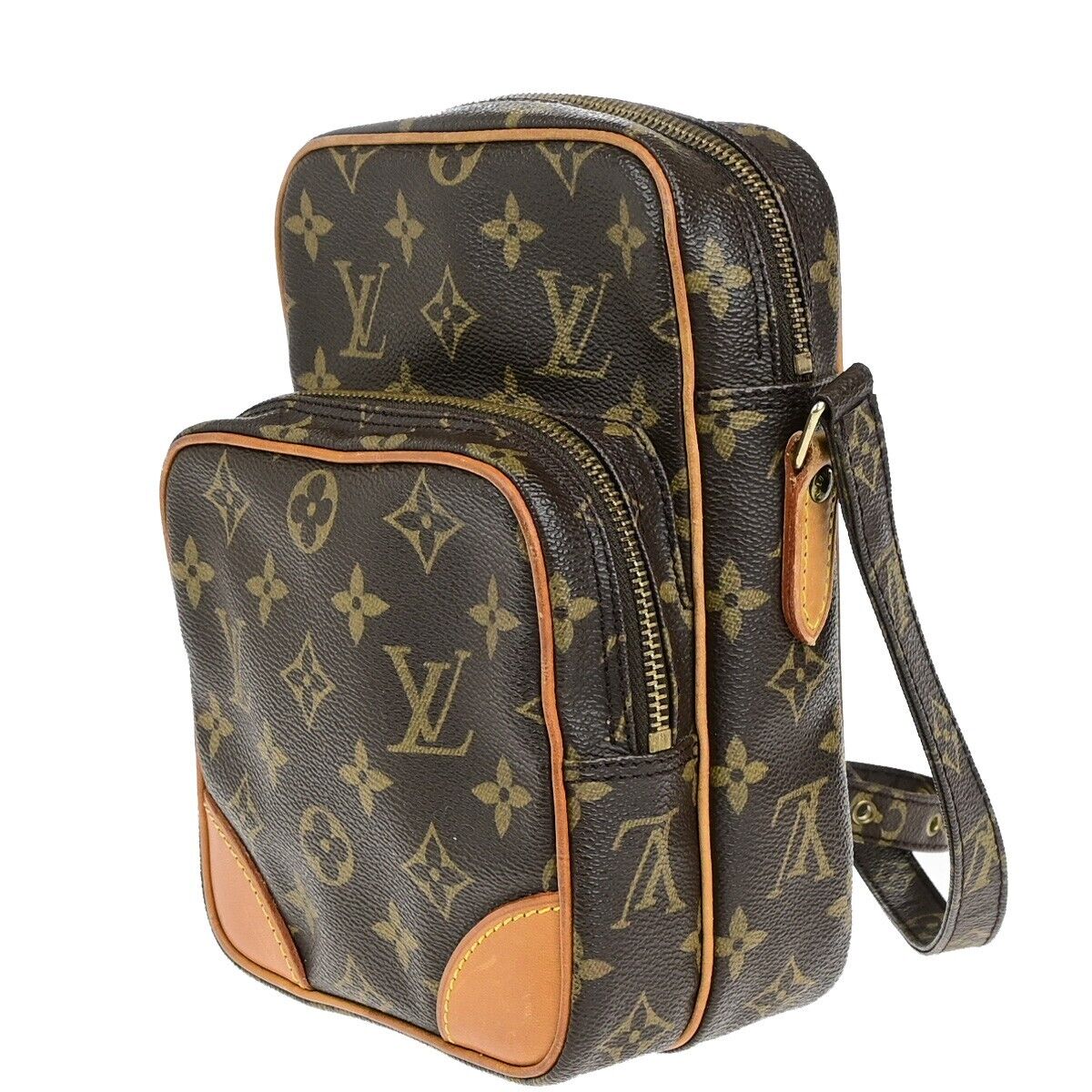 LOUIS VUITTON Amazon Crossbody Shoulder Bag Monogram Leather BN M45236 86ED320