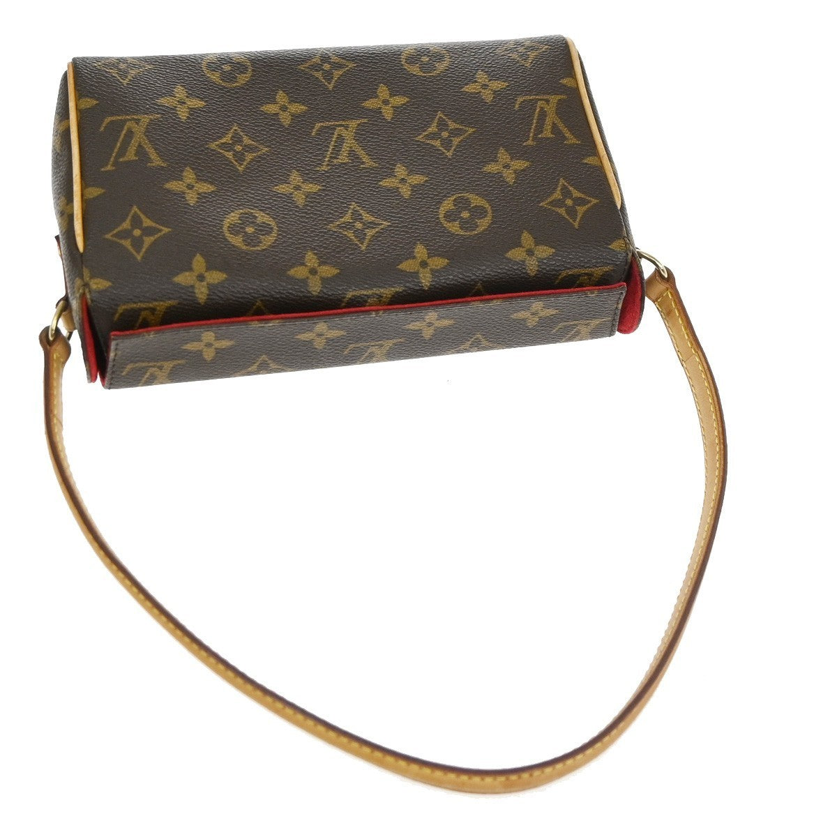 LOUIS VUITTON LV Recital Long Shoulder Bag Monogram Brown M51900 50TA702