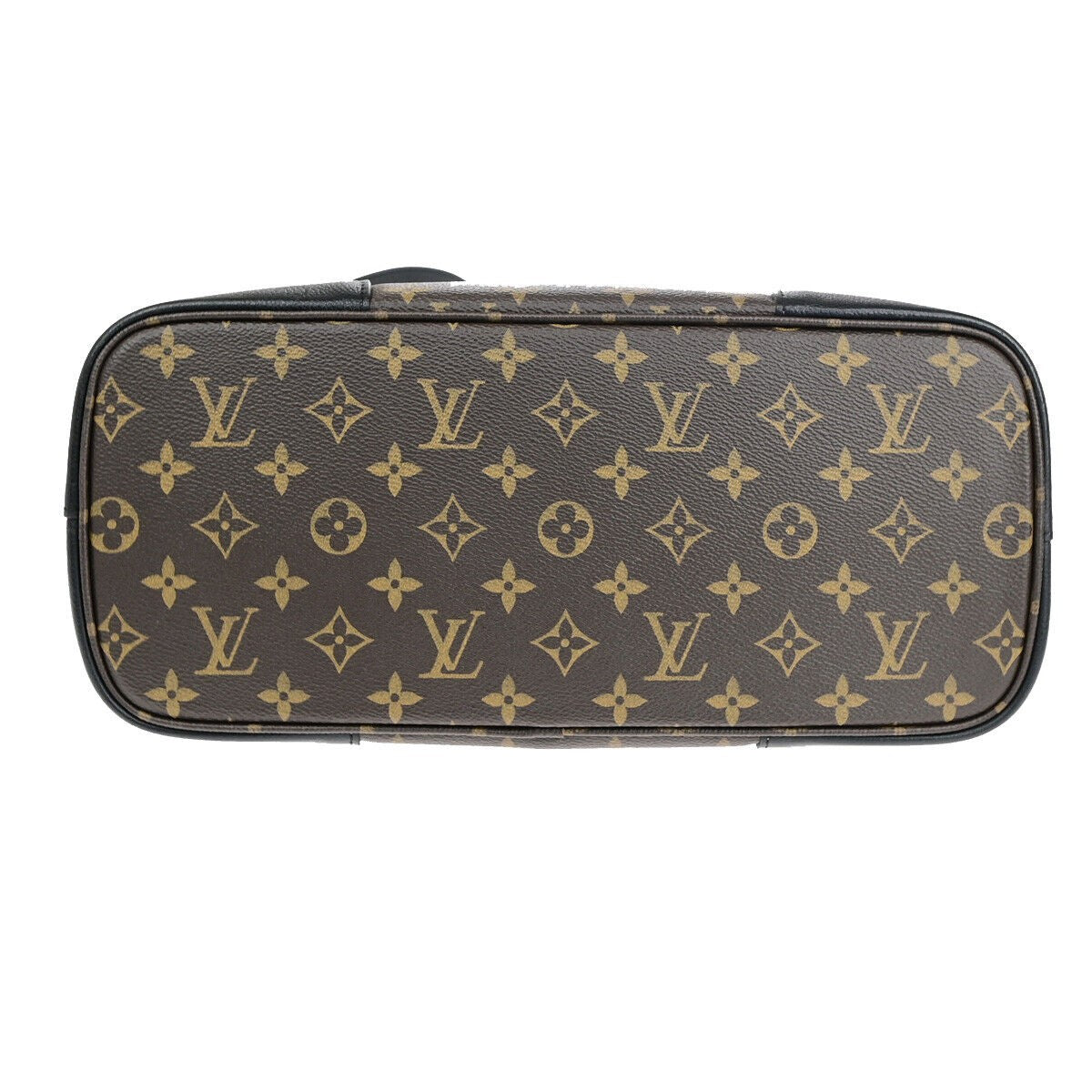 LOUIS VUITTON Flandrin 2Way Hand Bag Monogram Leather BN Black M41595 689RK211