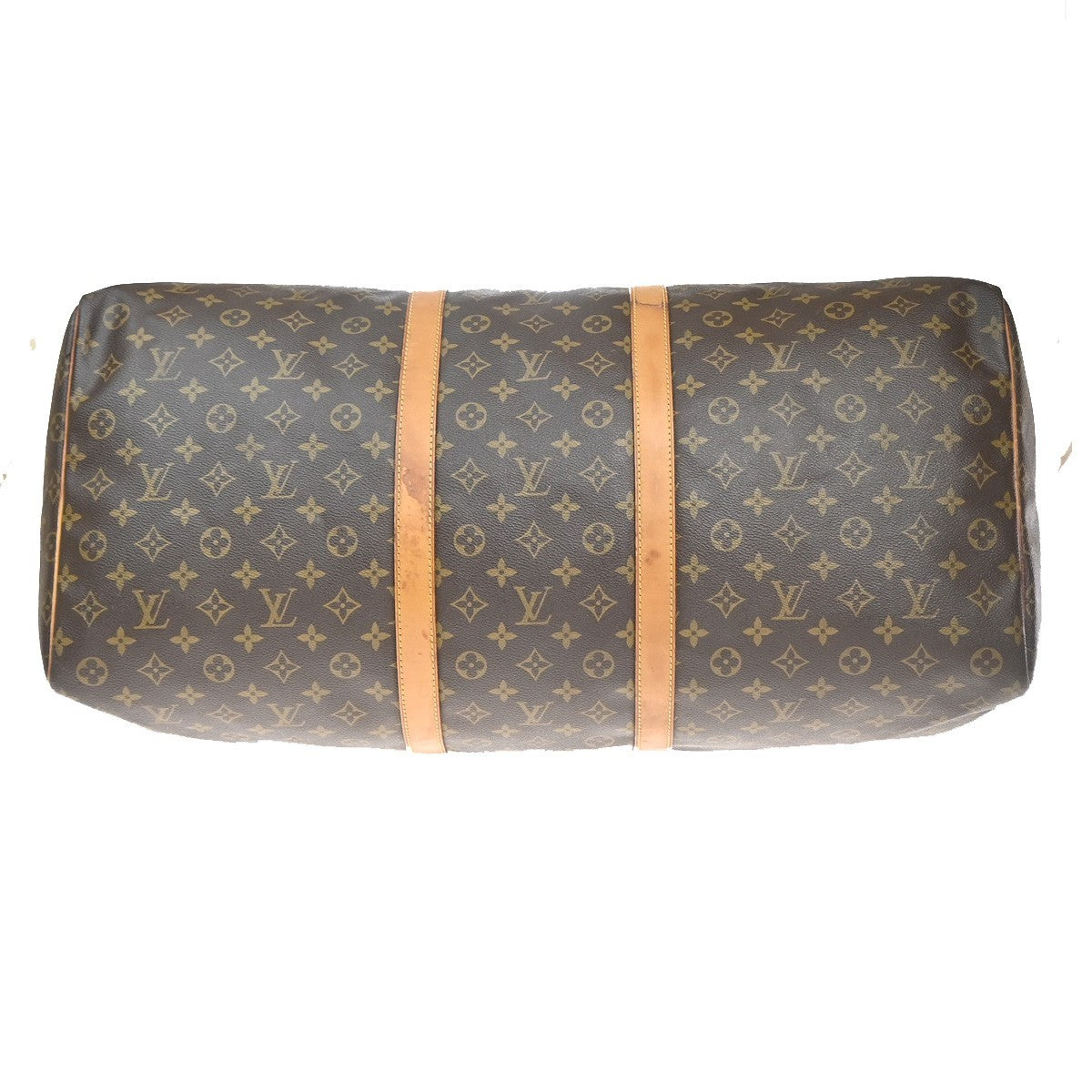 LOUIS VUITTON Keepall 60 Travel Hand Bag Monogram Leather Brown M41422 74YH945