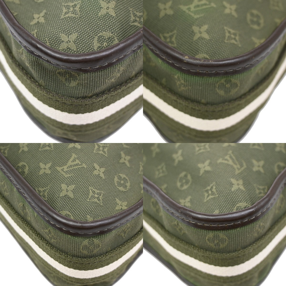LOUIS VUITTON Marie Kate Shoulder Bag Monogram Mini Canvas Khaki M92322 35KB613