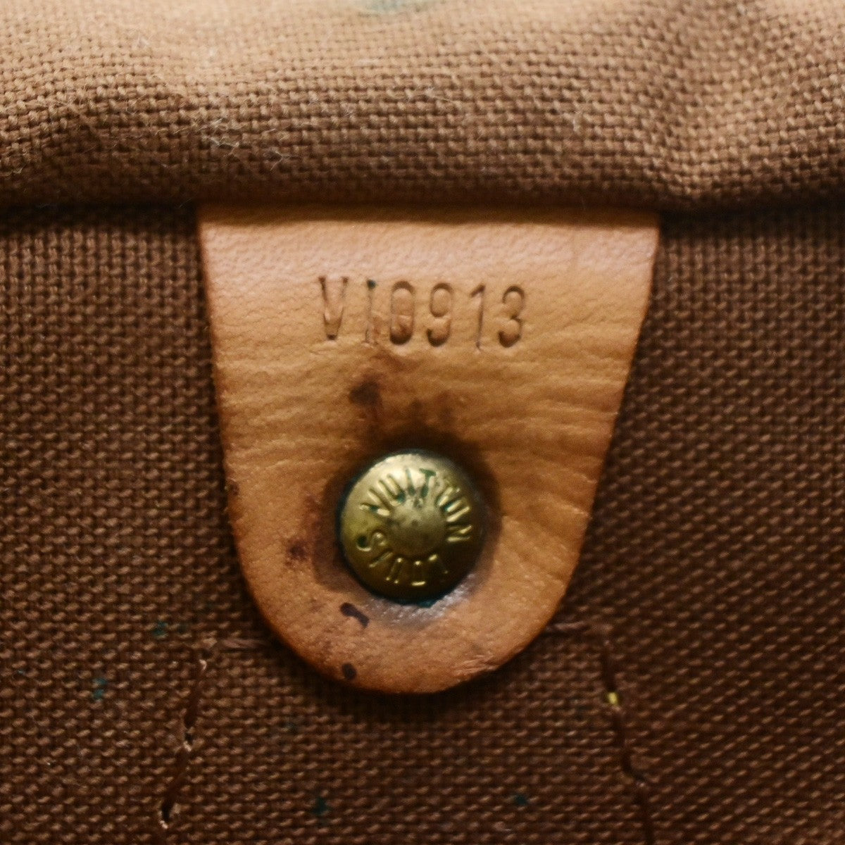 LOUIS VUITTON Speedy 30 Travel Hand Bag Monogram Leather Brown M41526  86SA166