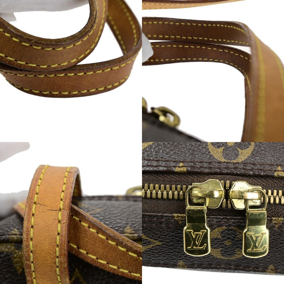 LOUIS VUITTON Spontini 2Way Shoulder Hand Bag Monogram Leather M47500 77SJ597