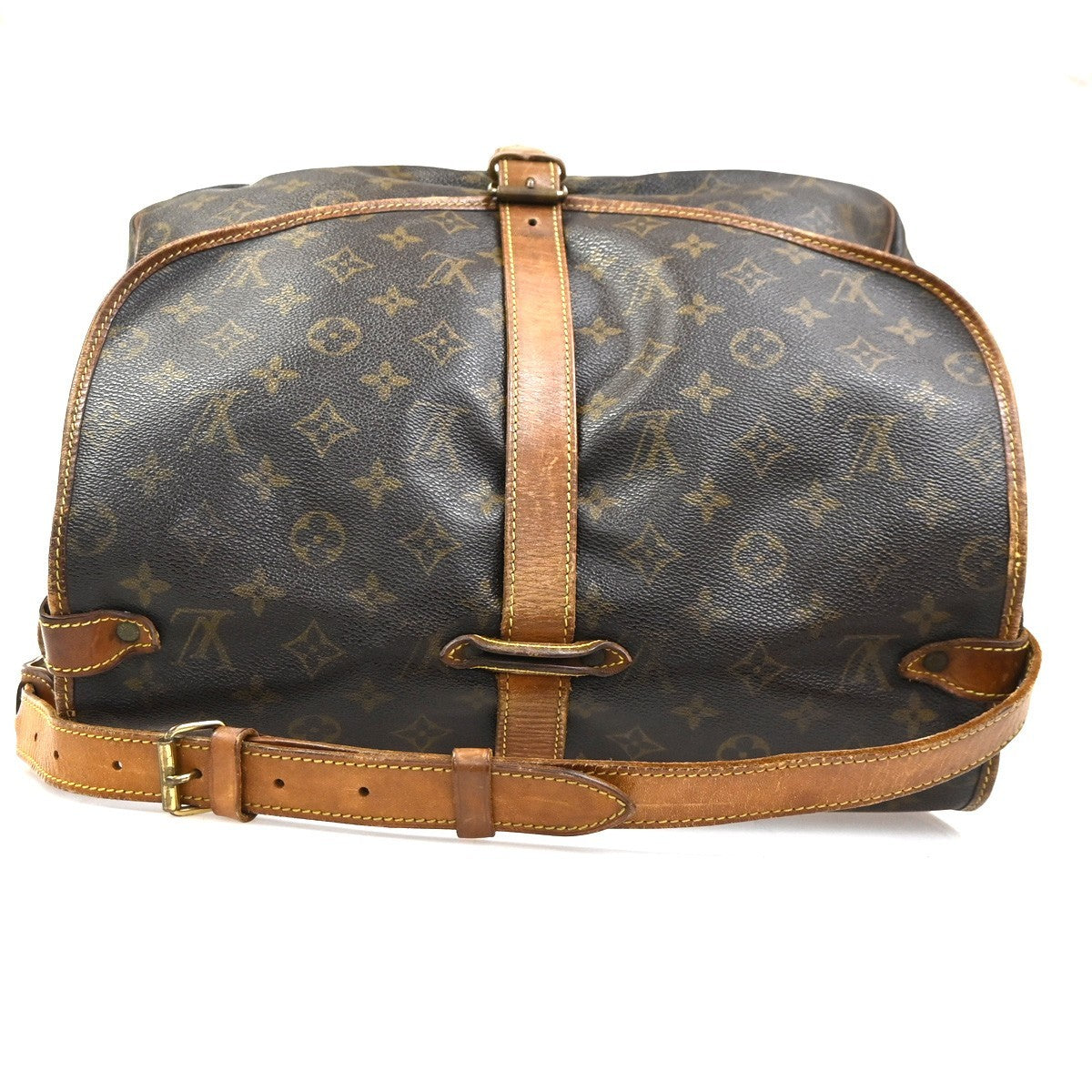 LOUIS VUITTON Saumur 35 Shoulder Bag Monogram Leather BN France M42254 35YH930