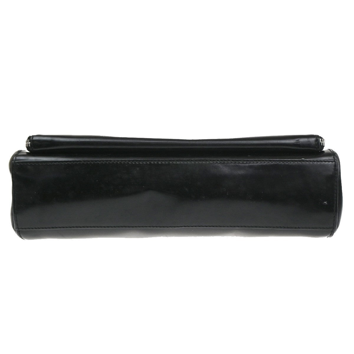 GUCCI Logo Crossbody Shoulder Hand Bag Leather Black SHW Italy 09CB018