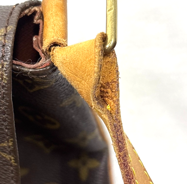 LOUIS VUITTON Musette Shoulder Bag Monogram Leather Brown France M51256 70KC720