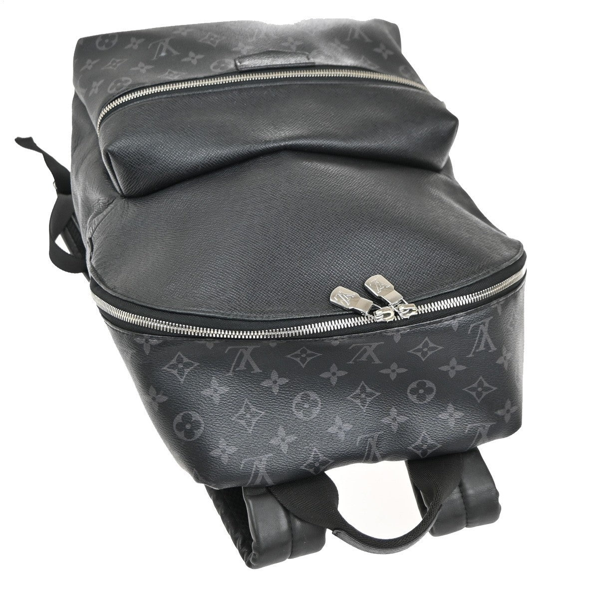 LOUIS VUITTON Discovery Backpack Taiga Llama Leather Black SHW M30230 689RL794